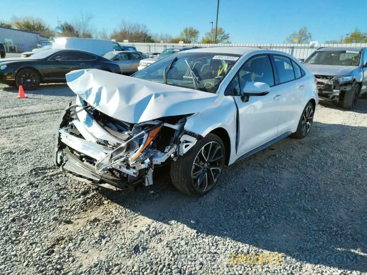 2 Photograph of a damaged car JTDS4MCE2N3504891 TOYOTA COROLLA 2022