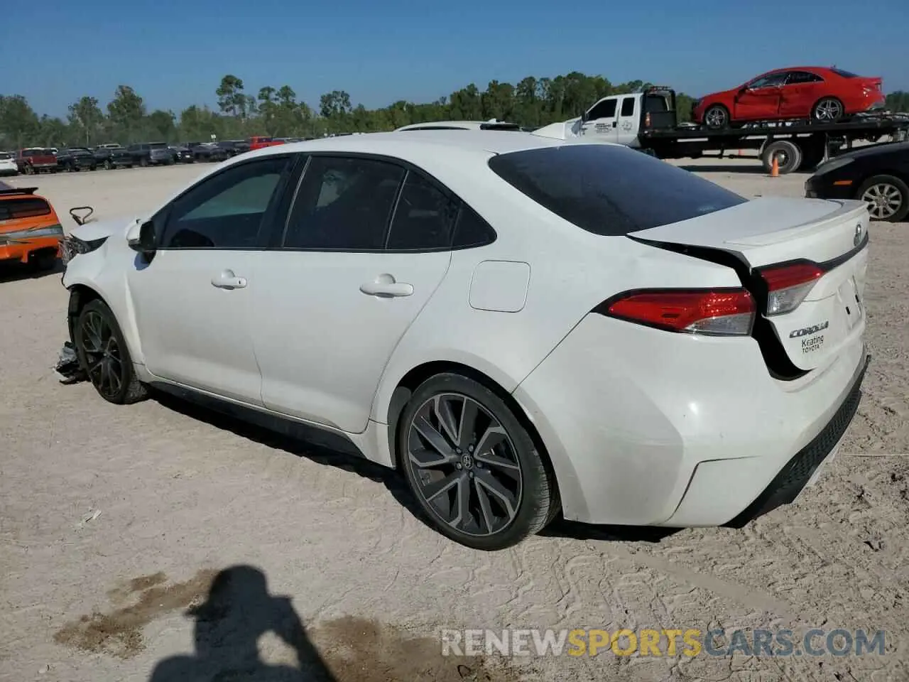 2 Photograph of a damaged car JTDS4MCE2N3509119 TOYOTA COROLLA 2022