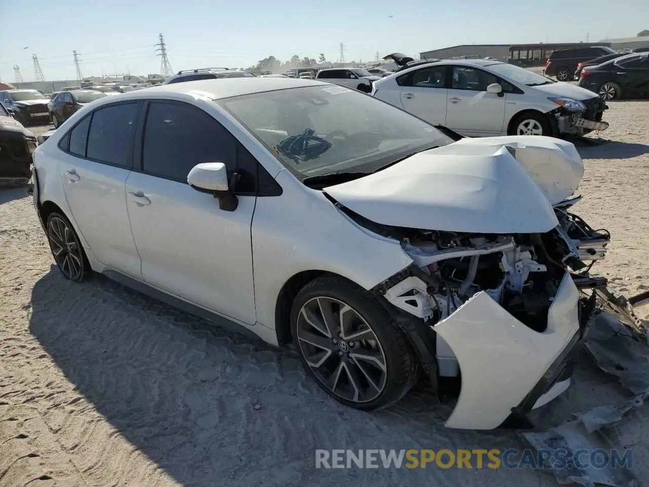 4 Photograph of a damaged car JTDS4MCE2N3509119 TOYOTA COROLLA 2022