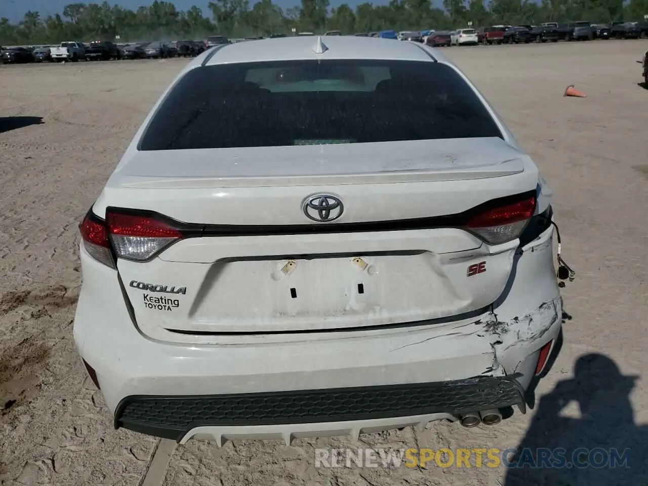 6 Photograph of a damaged car JTDS4MCE2N3509119 TOYOTA COROLLA 2022
