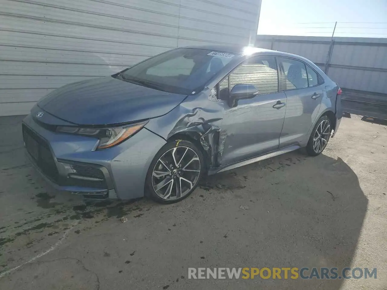 1 Photograph of a damaged car JTDS4MCE2N3511209 TOYOTA COROLLA 2022