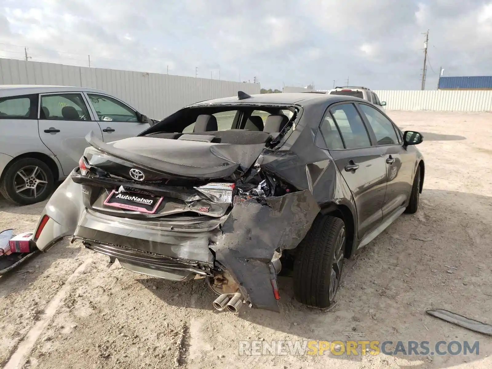 4 Photograph of a damaged car JTDS4MCE2NJ081600 TOYOTA COROLLA 2022