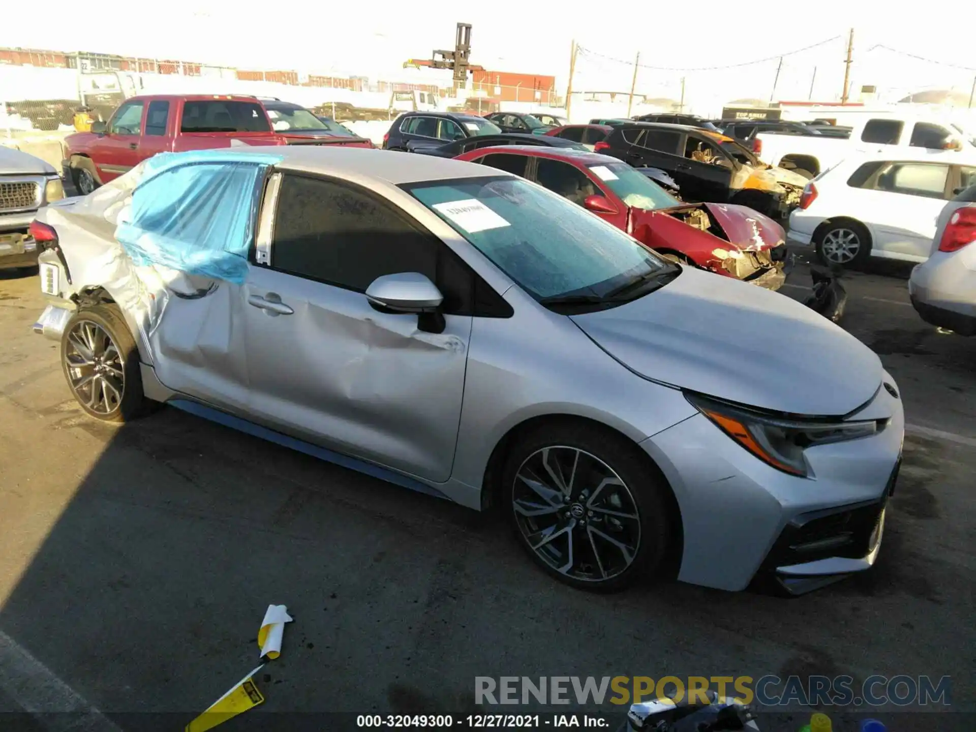 1 Photograph of a damaged car JTDS4MCE2NJ087350 TOYOTA COROLLA 2022