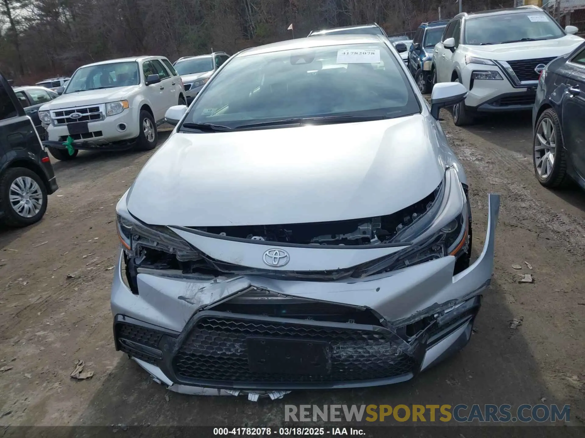 12 Photograph of a damaged car JTDS4MCE2NJ087509 TOYOTA COROLLA 2022