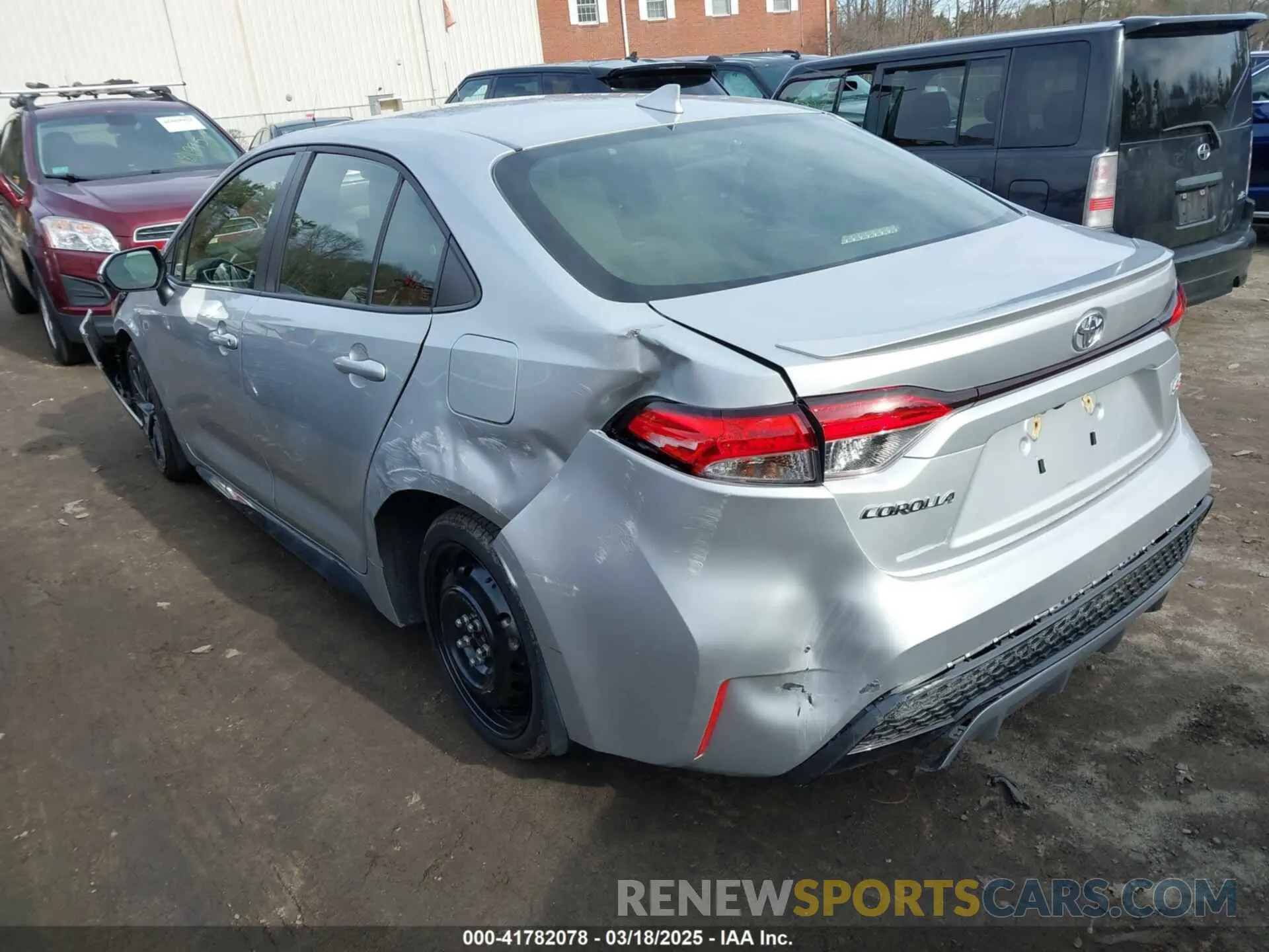3 Photograph of a damaged car JTDS4MCE2NJ087509 TOYOTA COROLLA 2022