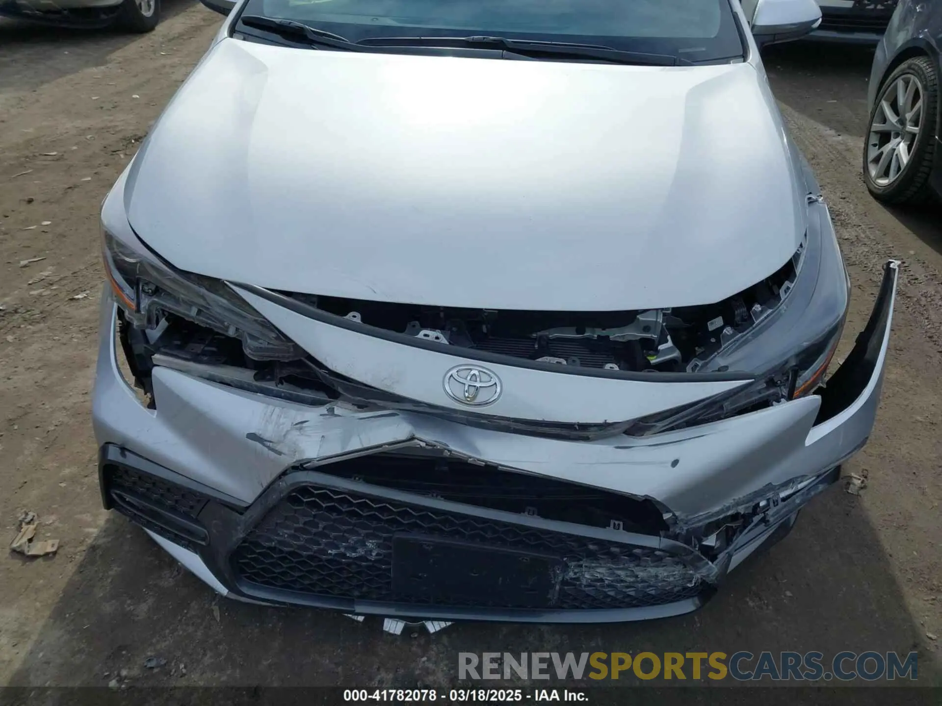 6 Photograph of a damaged car JTDS4MCE2NJ087509 TOYOTA COROLLA 2022