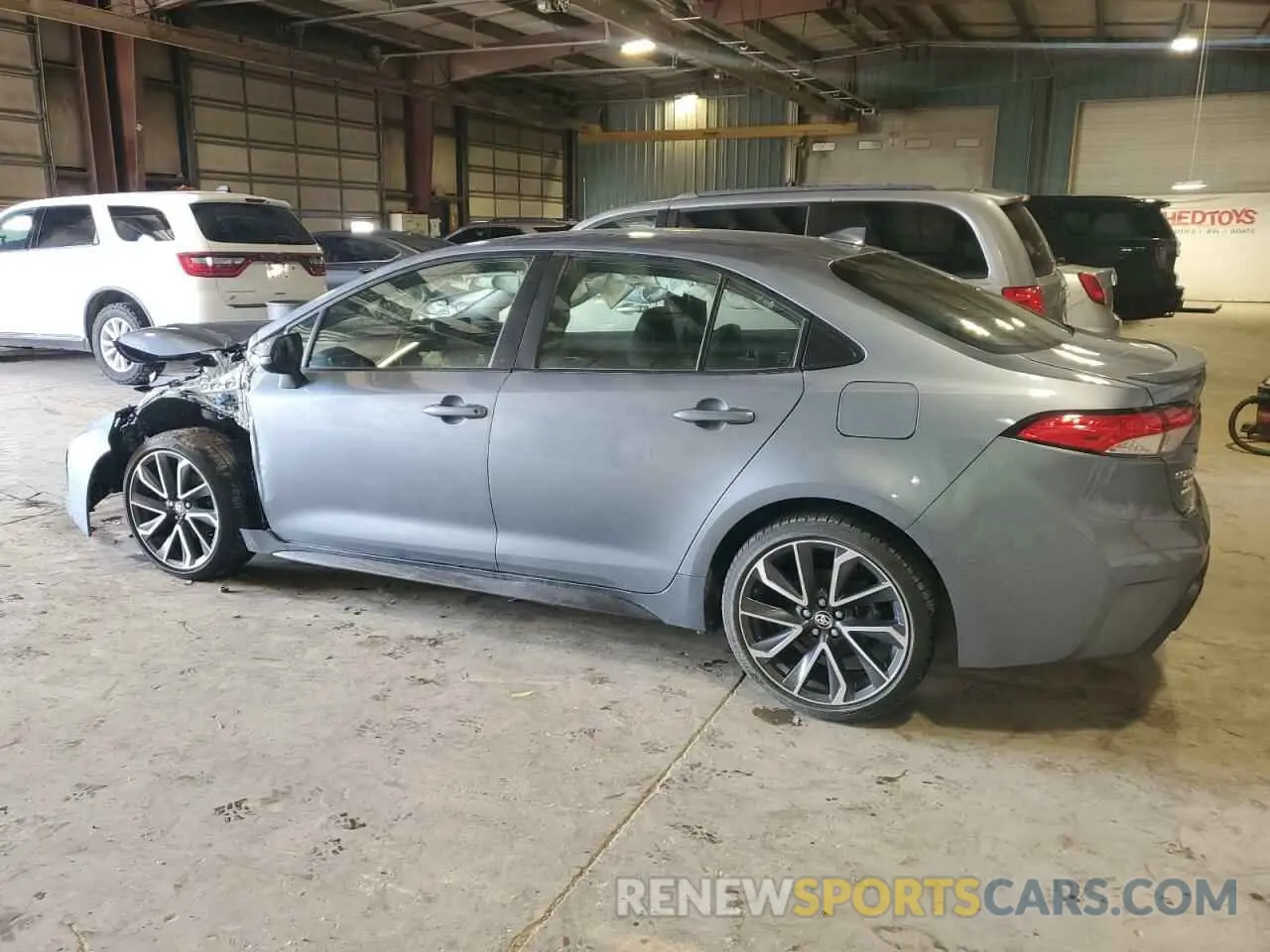 2 Photograph of a damaged car JTDS4MCE2NJ091415 TOYOTA COROLLA 2022