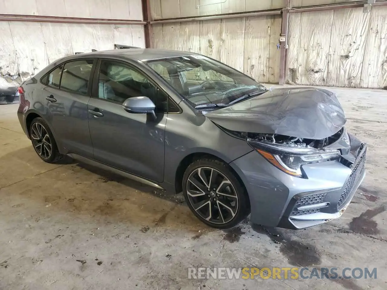 4 Photograph of a damaged car JTDS4MCE2NJ091415 TOYOTA COROLLA 2022