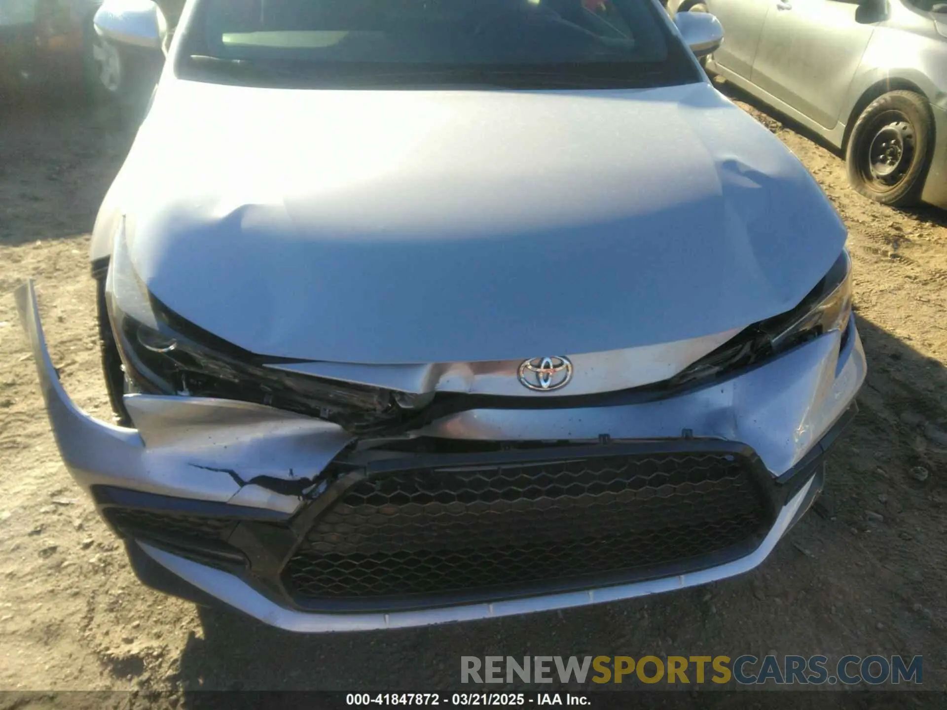 6 Photograph of a damaged car JTDS4MCE2NJ092435 TOYOTA COROLLA 2022