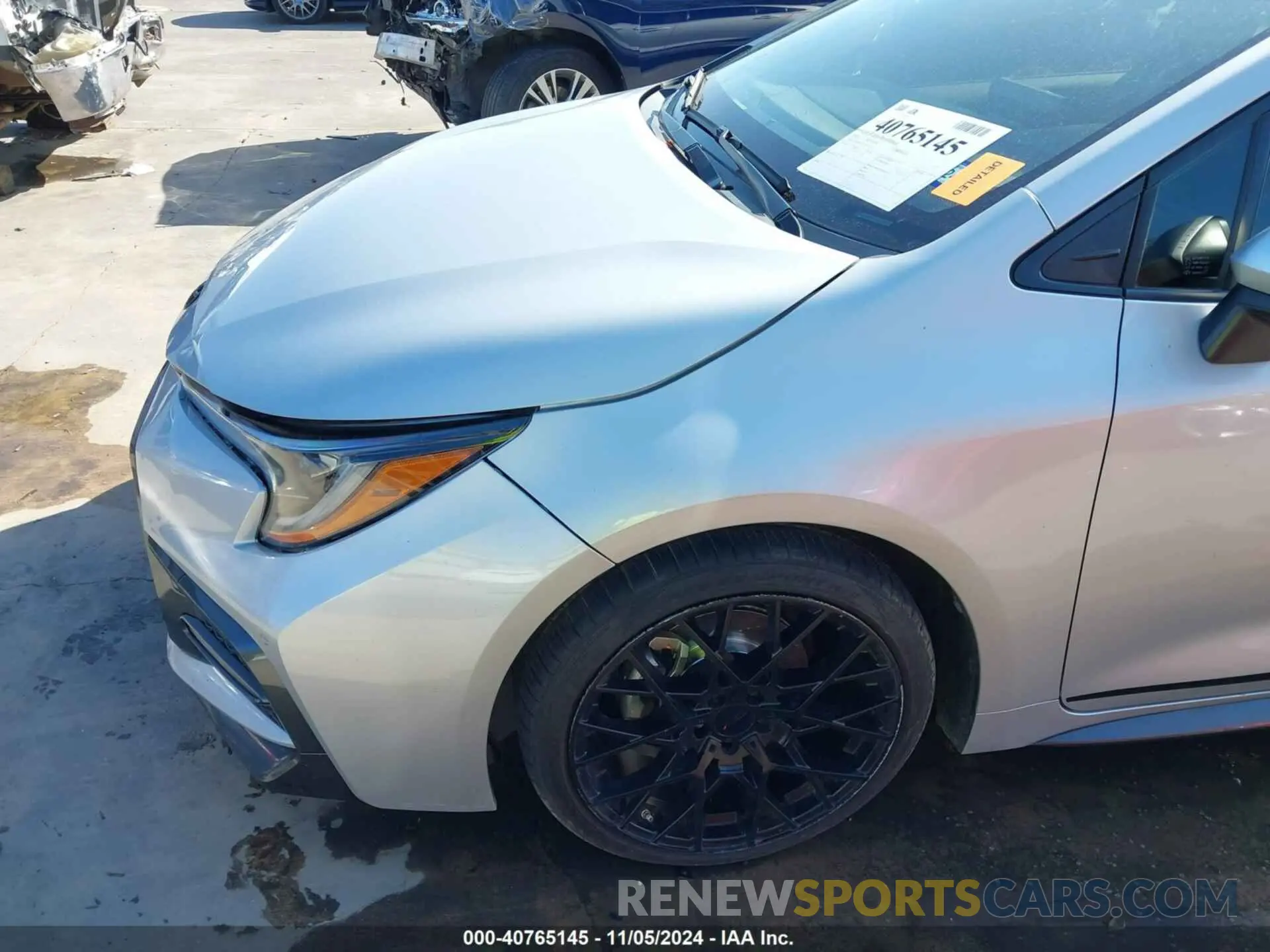 19 Photograph of a damaged car JTDS4MCE2NJ097232 TOYOTA COROLLA 2022