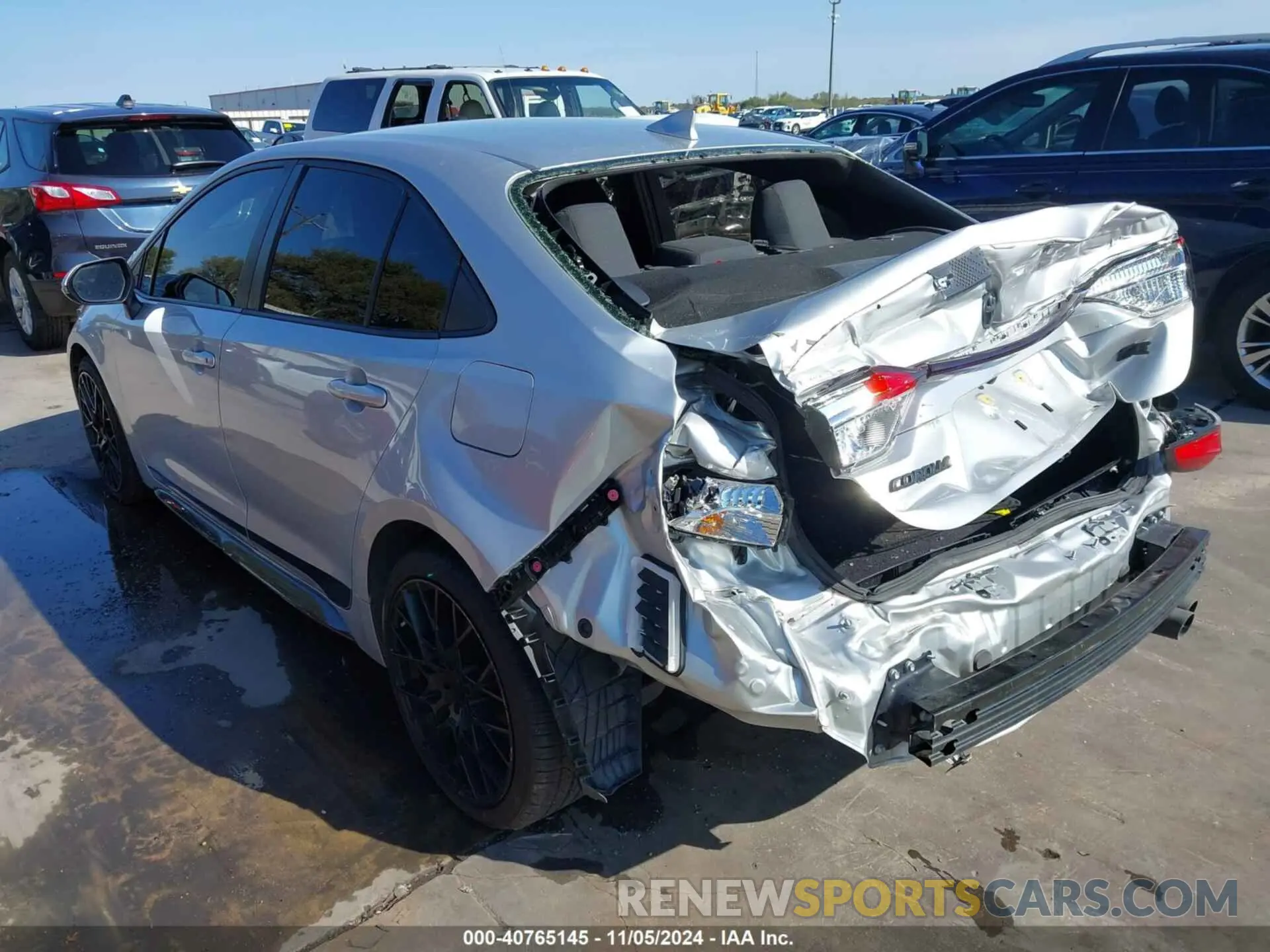 3 Photograph of a damaged car JTDS4MCE2NJ097232 TOYOTA COROLLA 2022