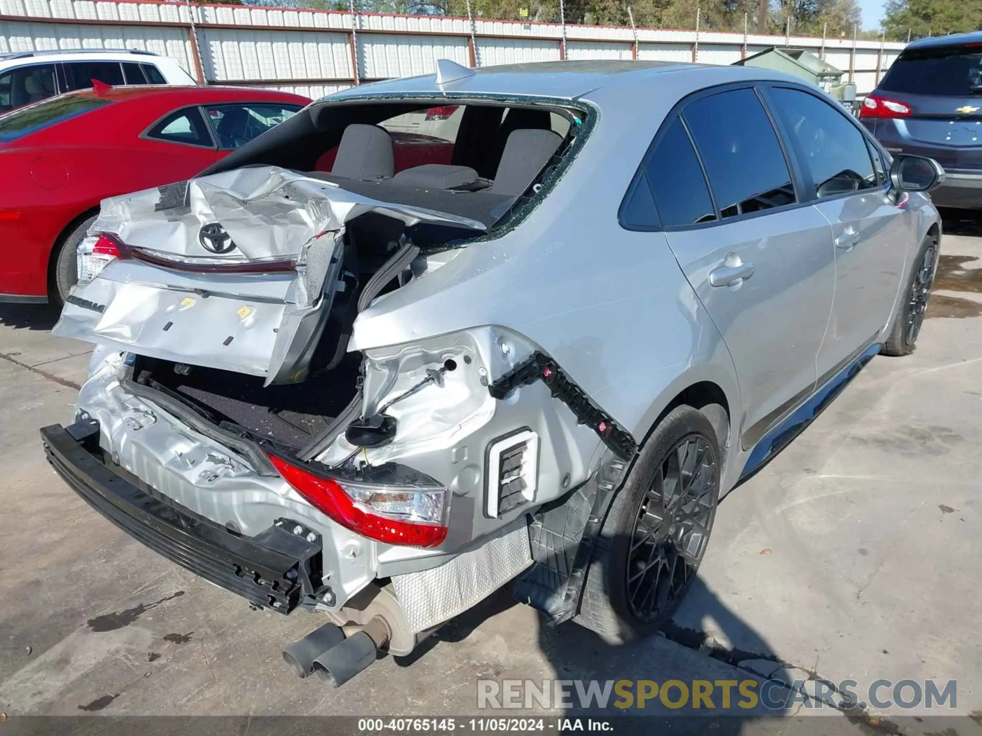 4 Photograph of a damaged car JTDS4MCE2NJ097232 TOYOTA COROLLA 2022