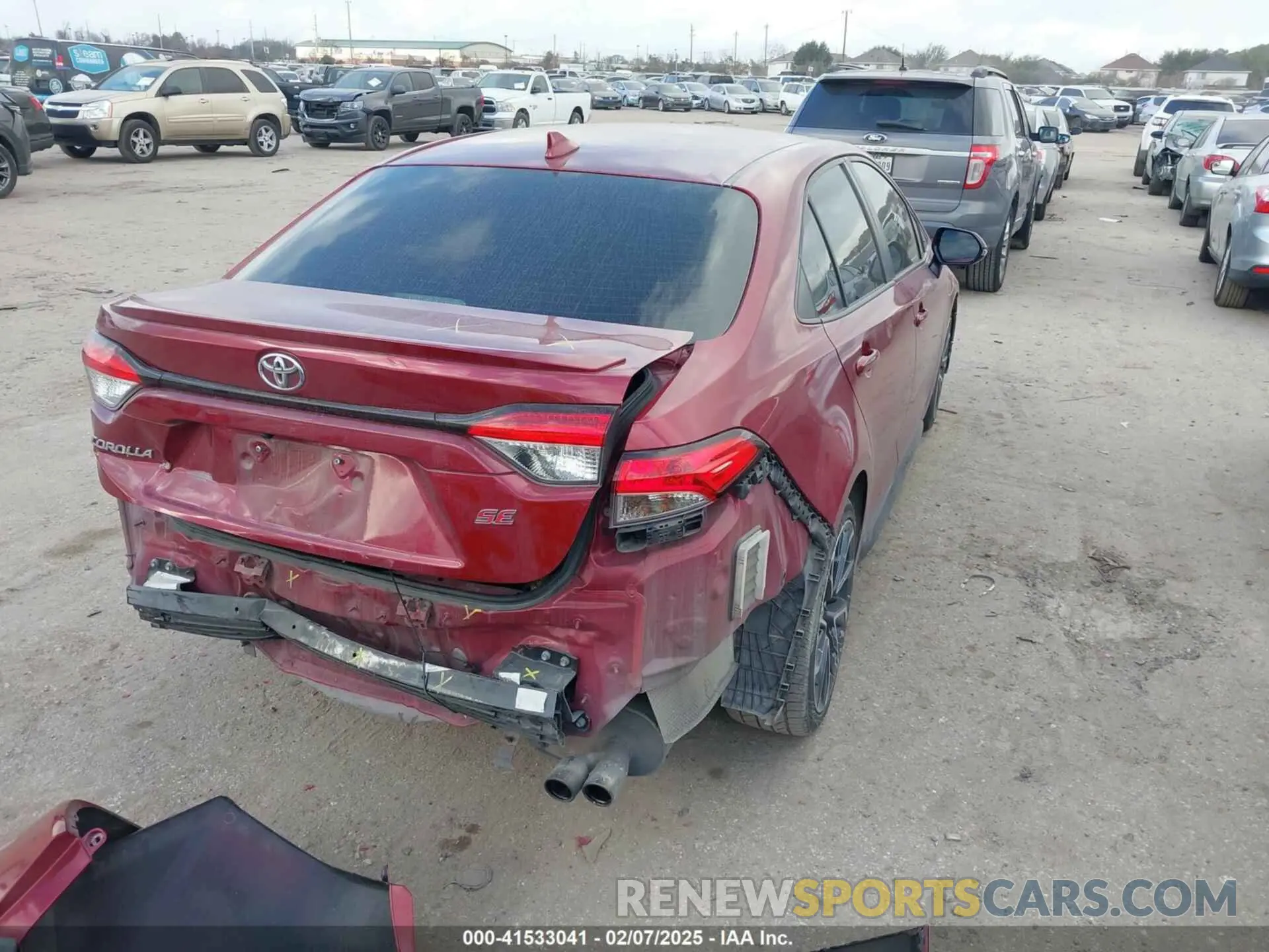 4 Photograph of a damaged car JTDS4MCE2NJ098574 TOYOTA COROLLA 2022