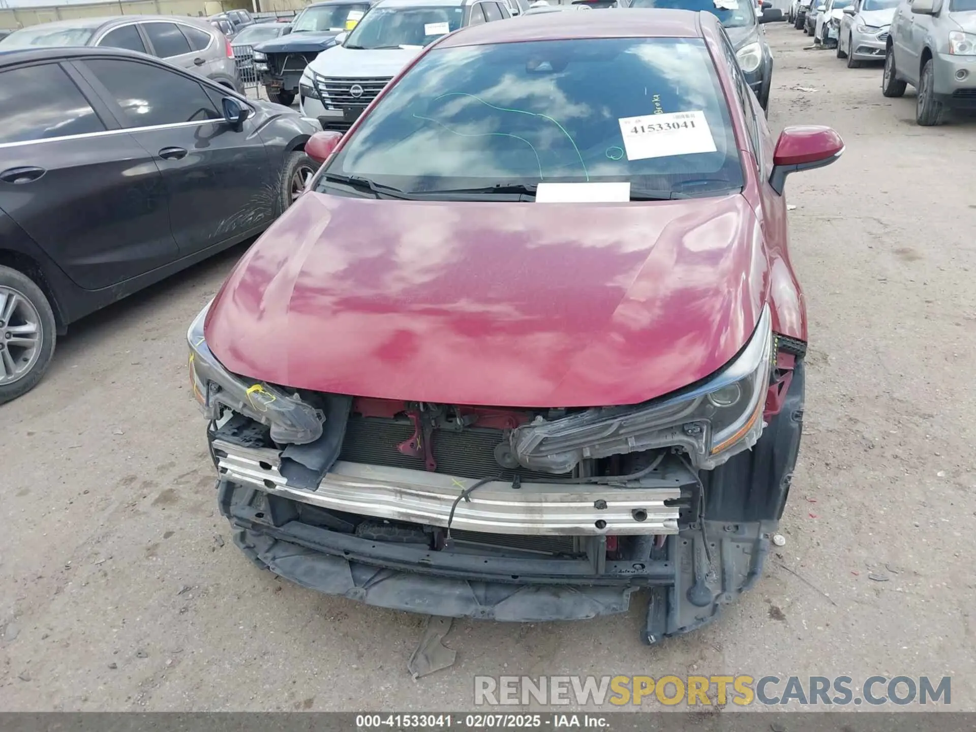 6 Photograph of a damaged car JTDS4MCE2NJ098574 TOYOTA COROLLA 2022