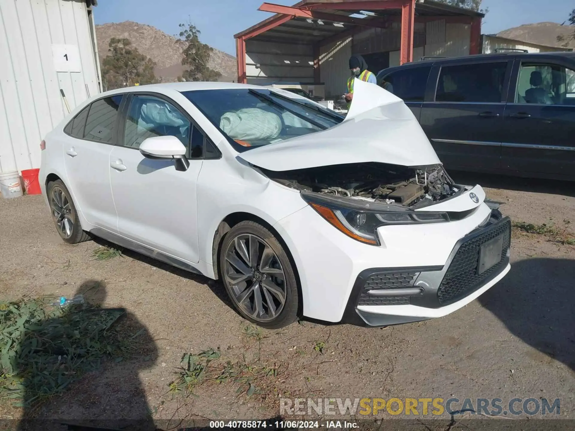 1 Photograph of a damaged car JTDS4MCE3N3500493 TOYOTA COROLLA 2022