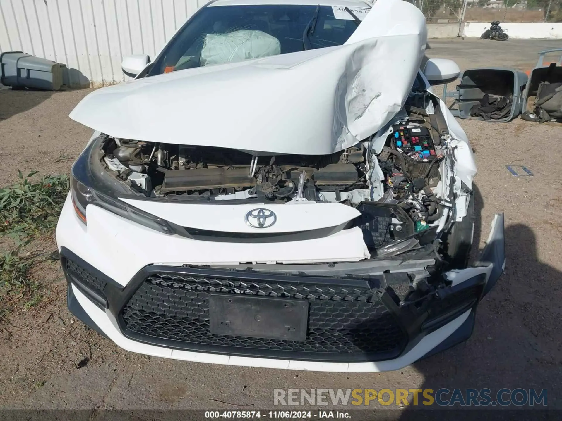 12 Photograph of a damaged car JTDS4MCE3N3500493 TOYOTA COROLLA 2022