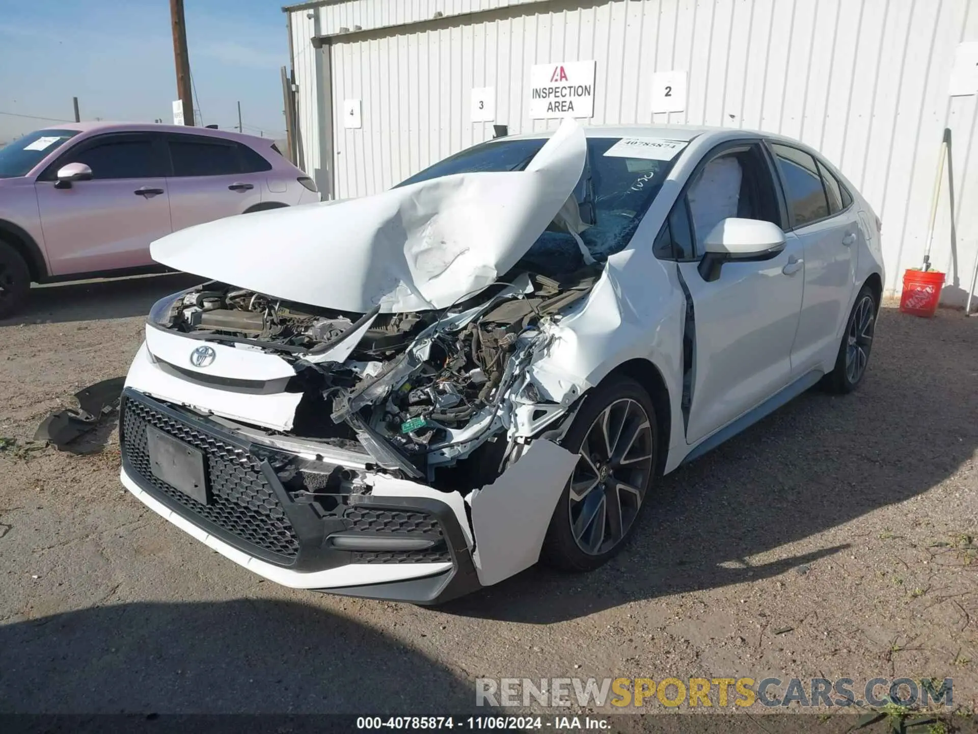 2 Photograph of a damaged car JTDS4MCE3N3500493 TOYOTA COROLLA 2022