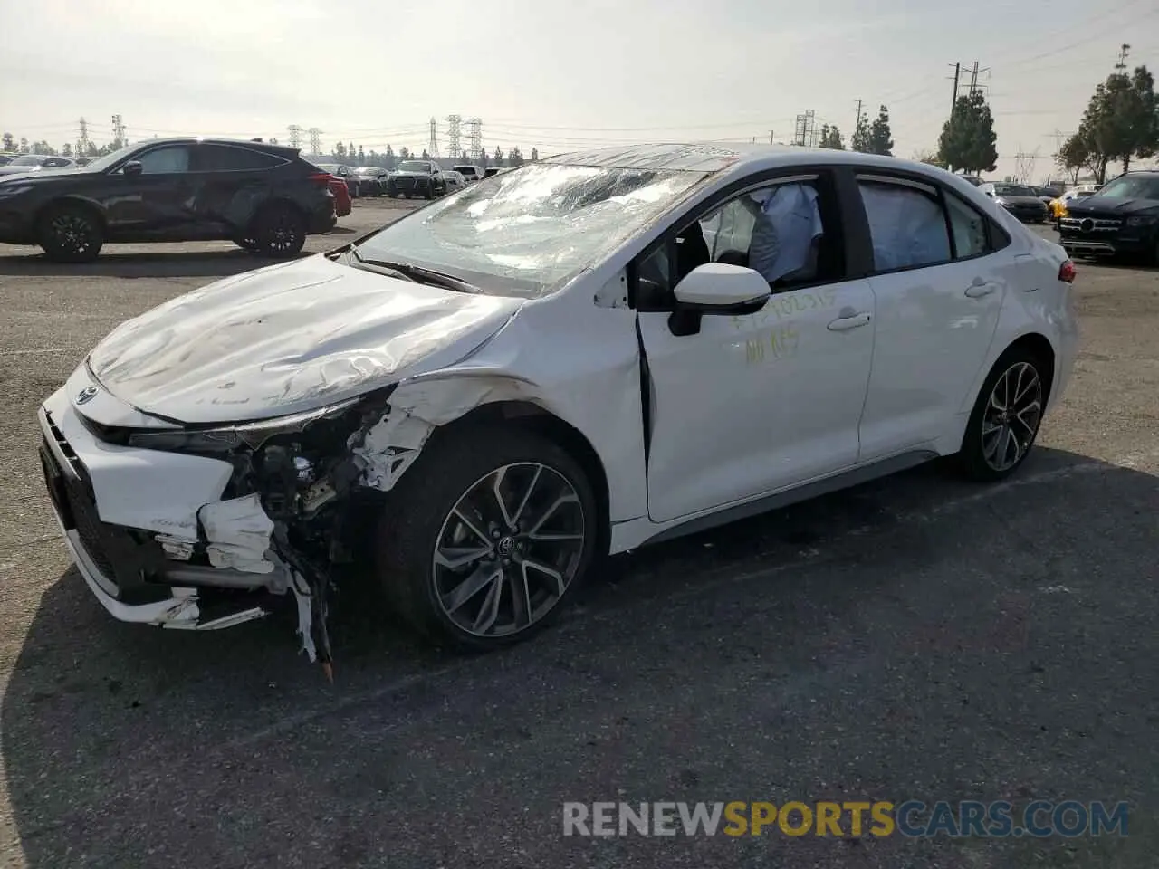 1 Photograph of a damaged car JTDS4MCE3N3501806 TOYOTA COROLLA 2022