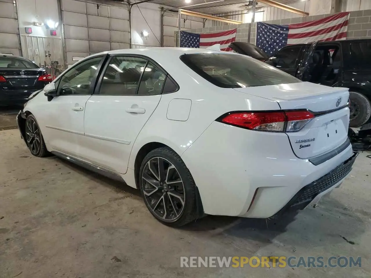 2 Photograph of a damaged car JTDS4MCE3N3503801 TOYOTA COROLLA 2022