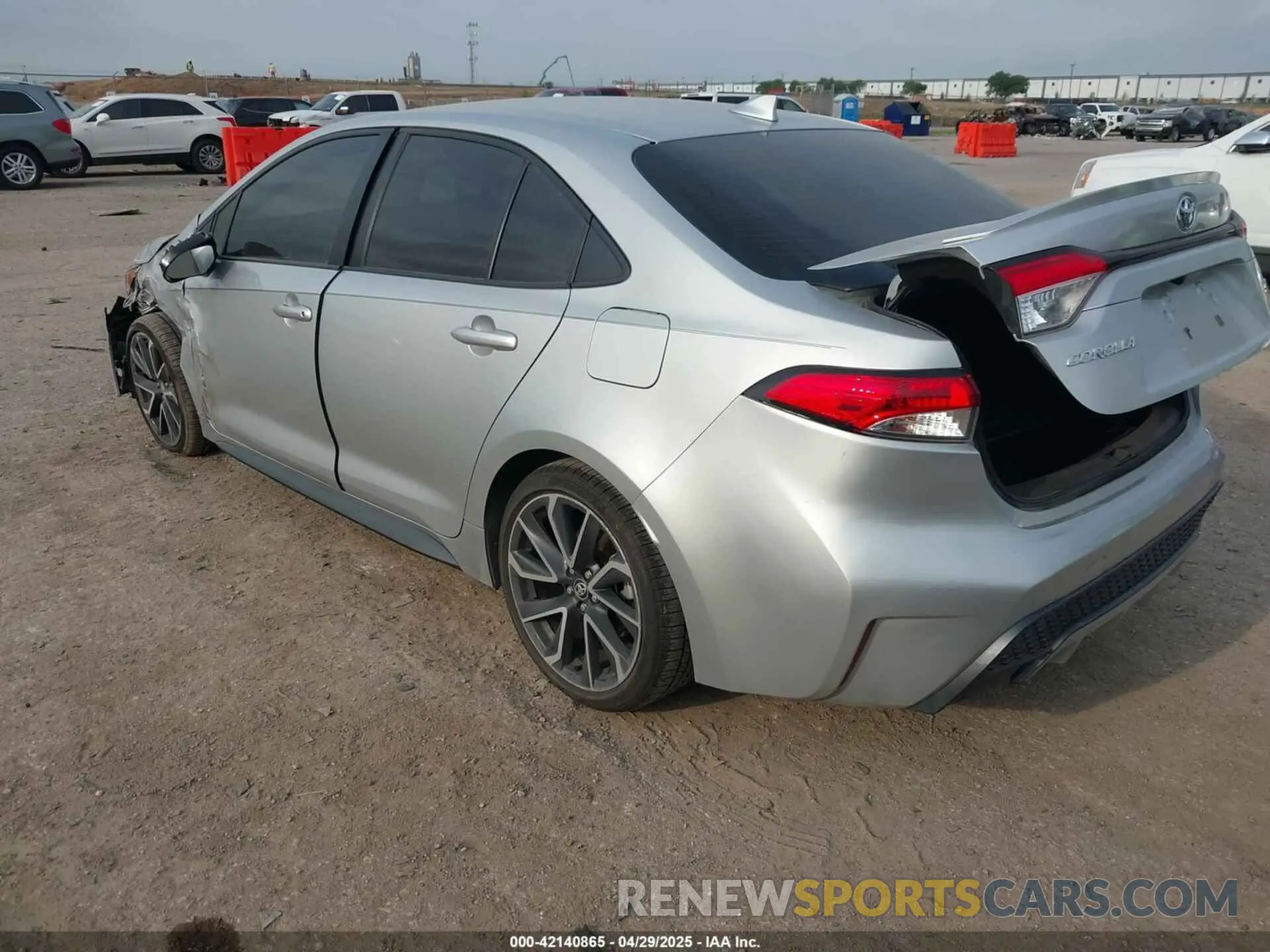 3 Photograph of a damaged car JTDS4MCE3N3504169 TOYOTA COROLLA 2022