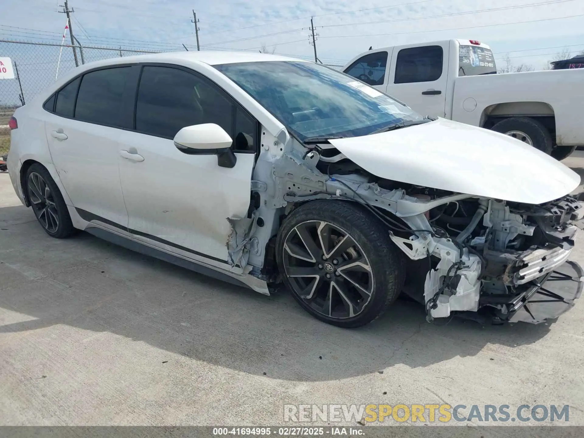 1 Photograph of a damaged car JTDS4MCE3N3507251 TOYOTA COROLLA 2022