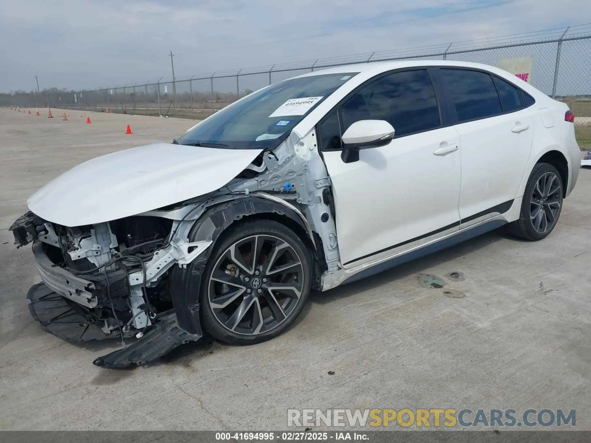 2 Photograph of a damaged car JTDS4MCE3N3507251 TOYOTA COROLLA 2022