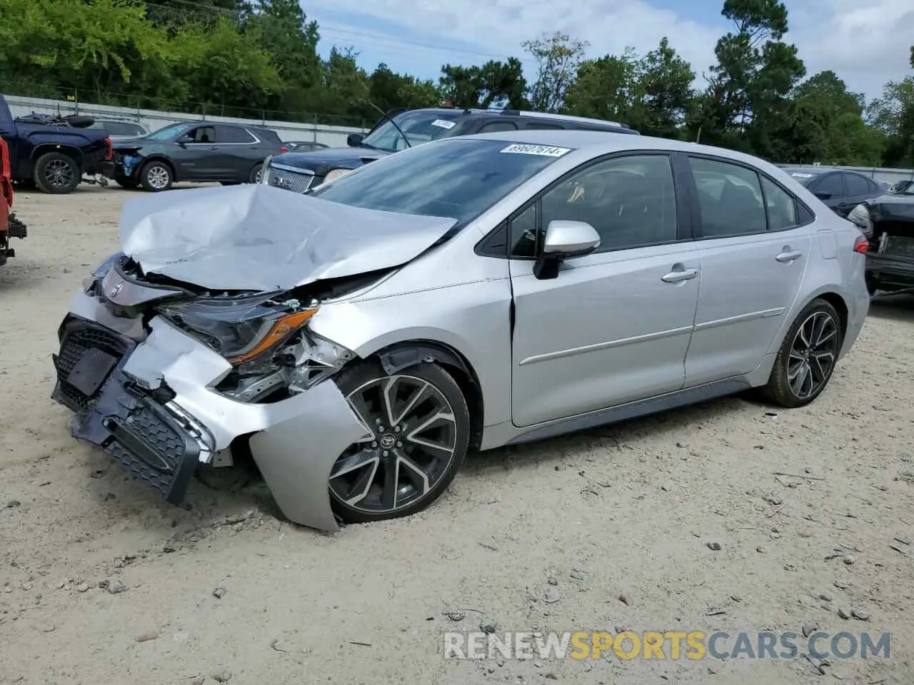 1 Photograph of a damaged car JTDS4MCE3N3510991 TOYOTA COROLLA 2022