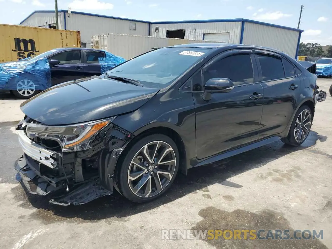 1 Photograph of a damaged car JTDS4MCE3NJ087485 TOYOTA COROLLA 2022