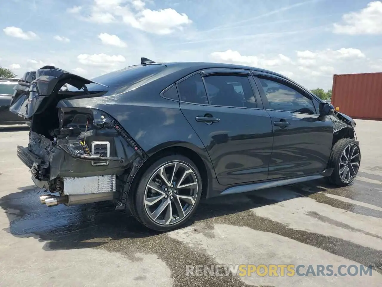 3 Photograph of a damaged car JTDS4MCE3NJ087485 TOYOTA COROLLA 2022