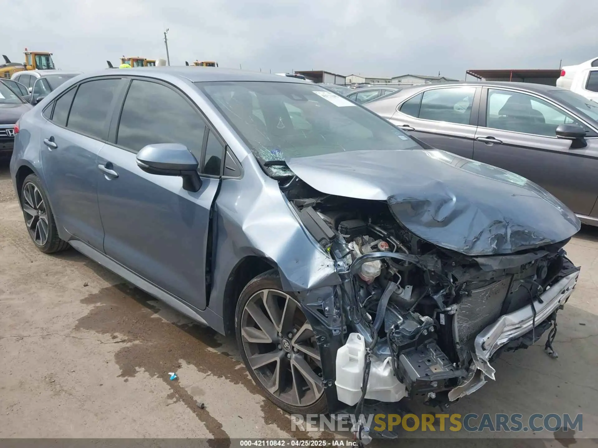 1 Photograph of a damaged car JTDS4MCE3NJ089740 TOYOTA COROLLA 2022
