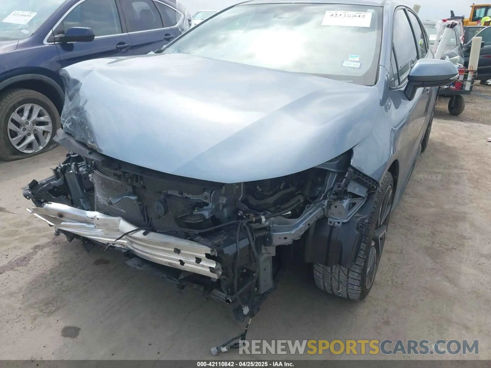 6 Photograph of a damaged car JTDS4MCE3NJ089740 TOYOTA COROLLA 2022