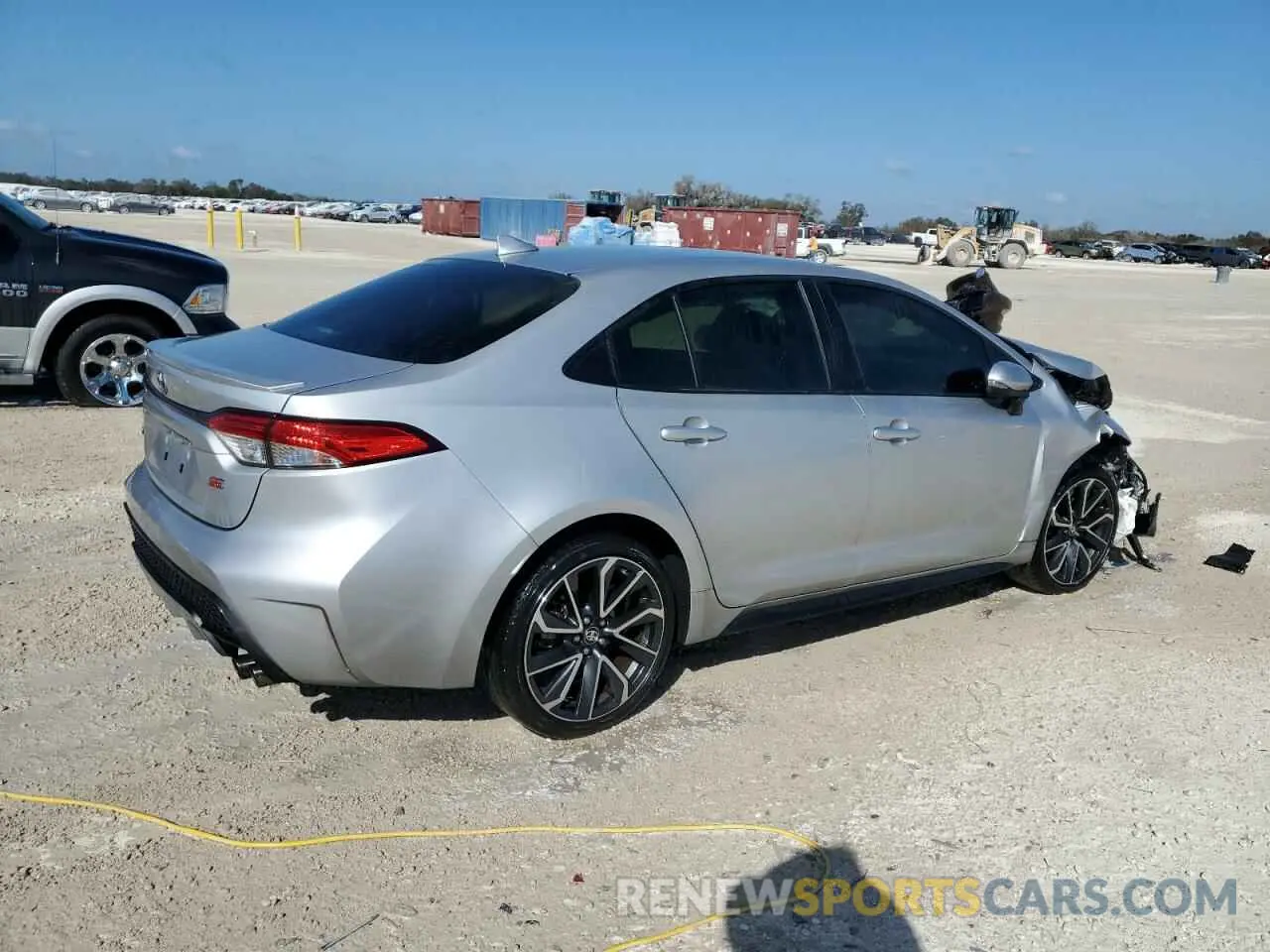 3 Photograph of a damaged car JTDS4MCE3NJ092508 TOYOTA COROLLA 2022