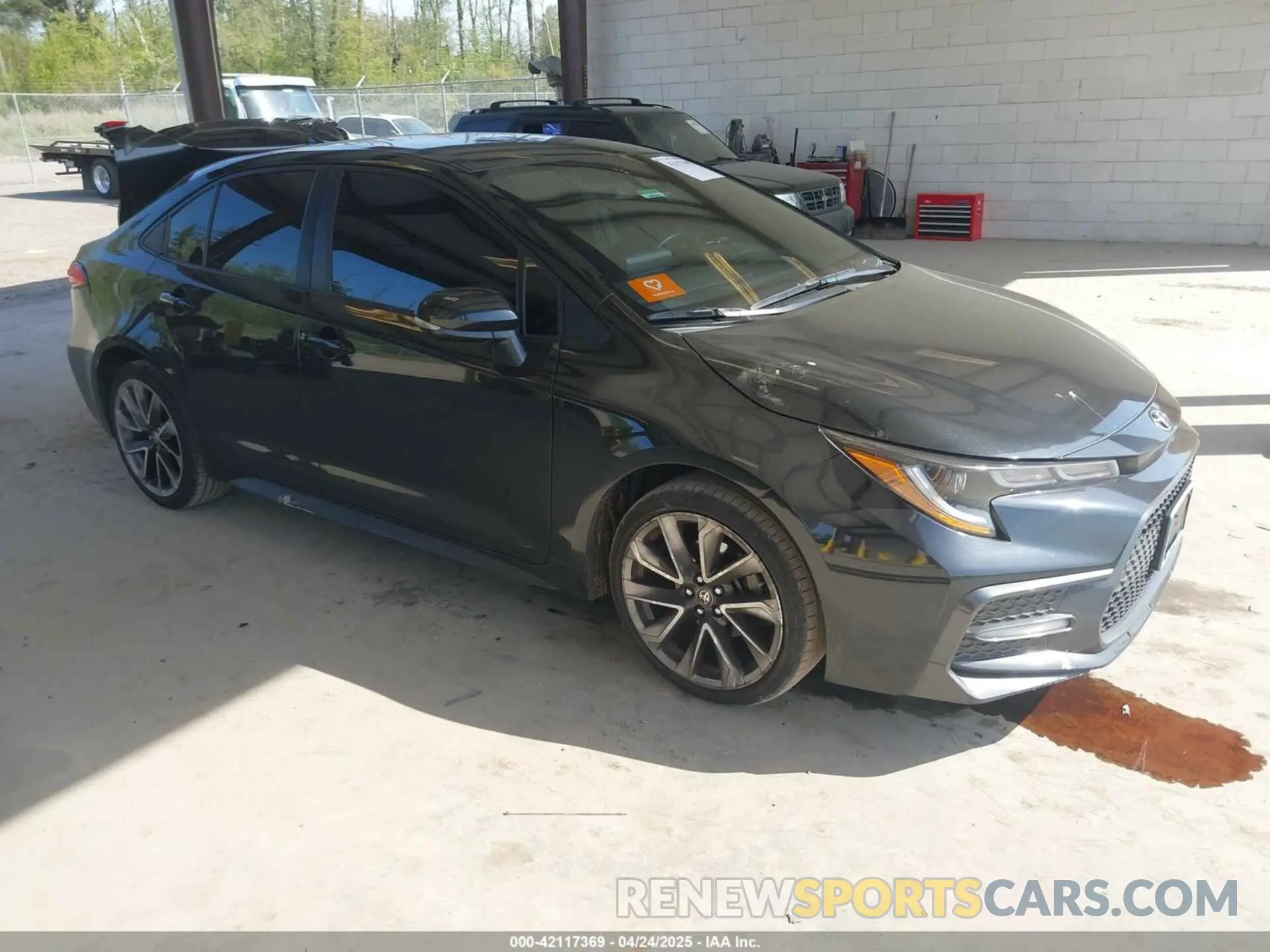 1 Photograph of a damaged car JTDS4MCE3NJ094596 TOYOTA COROLLA 2022