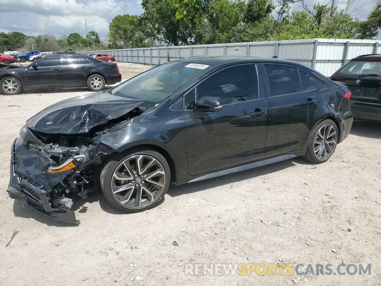 1 Photograph of a damaged car JTDS4MCE3NJ096350 TOYOTA COROLLA 2022