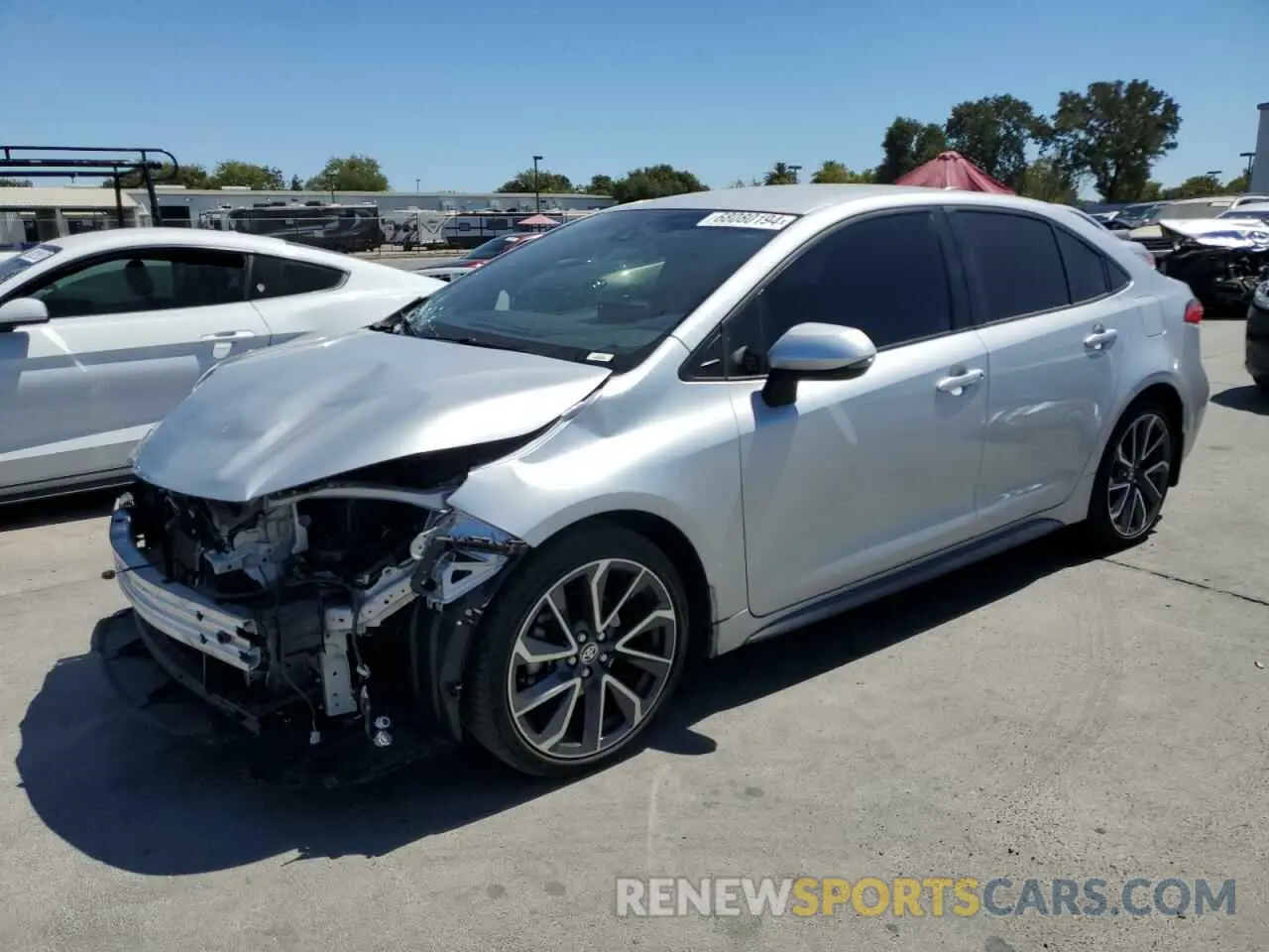1 Photograph of a damaged car JTDS4MCE4N3500373 TOYOTA COROLLA 2022