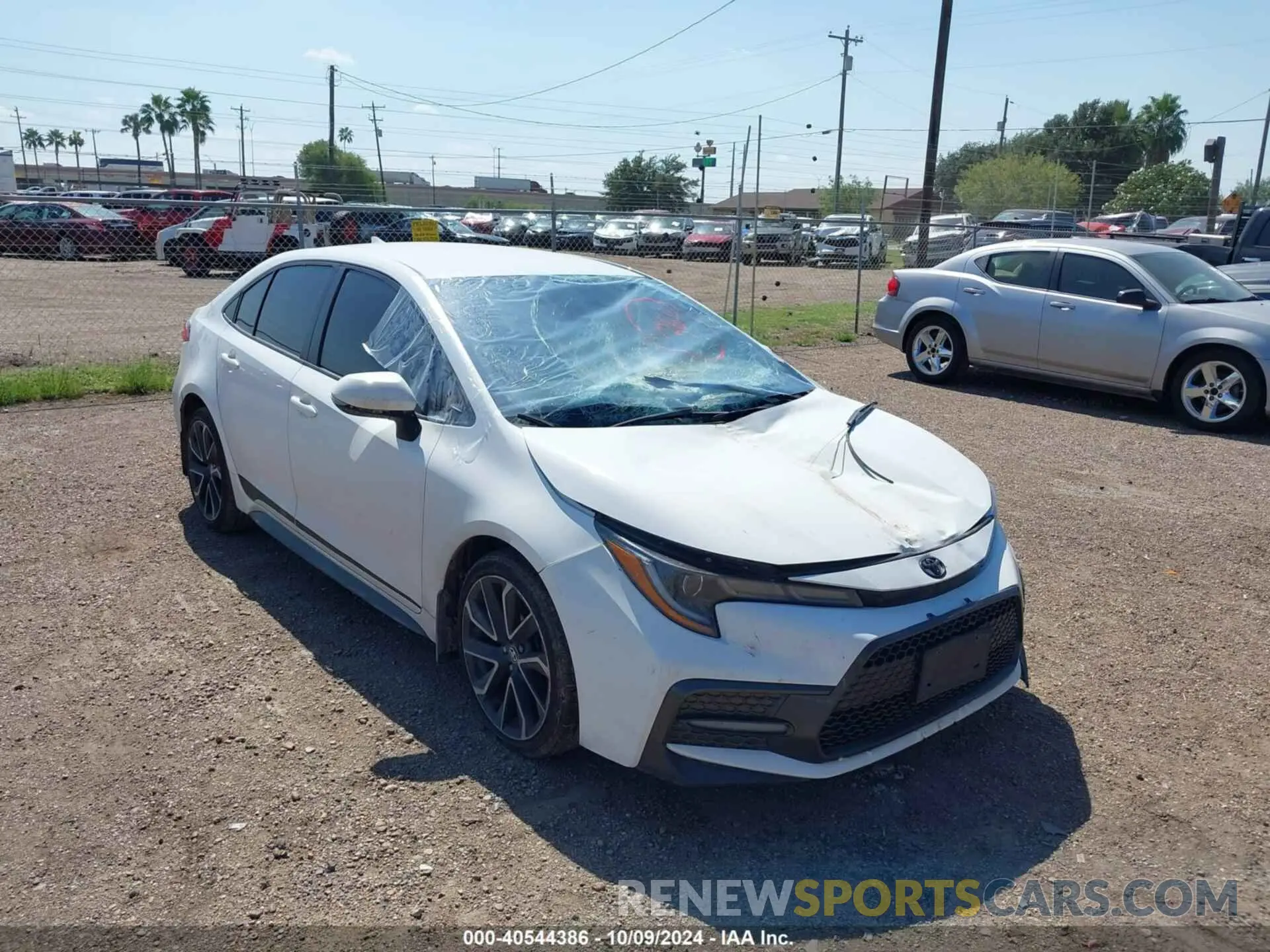 1 Photograph of a damaged car JTDS4MCE4N3502723 TOYOTA COROLLA 2022