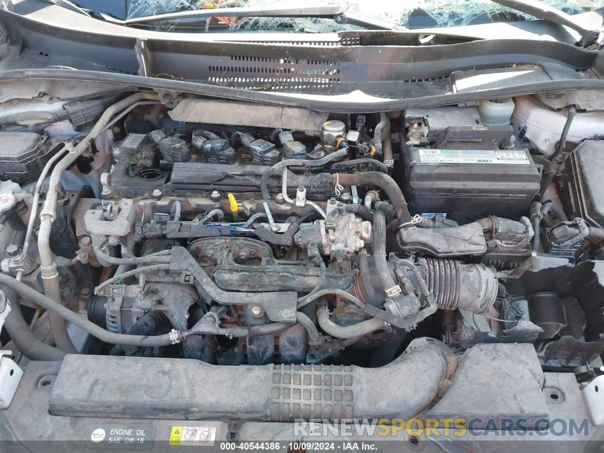 10 Photograph of a damaged car JTDS4MCE4N3502723 TOYOTA COROLLA 2022