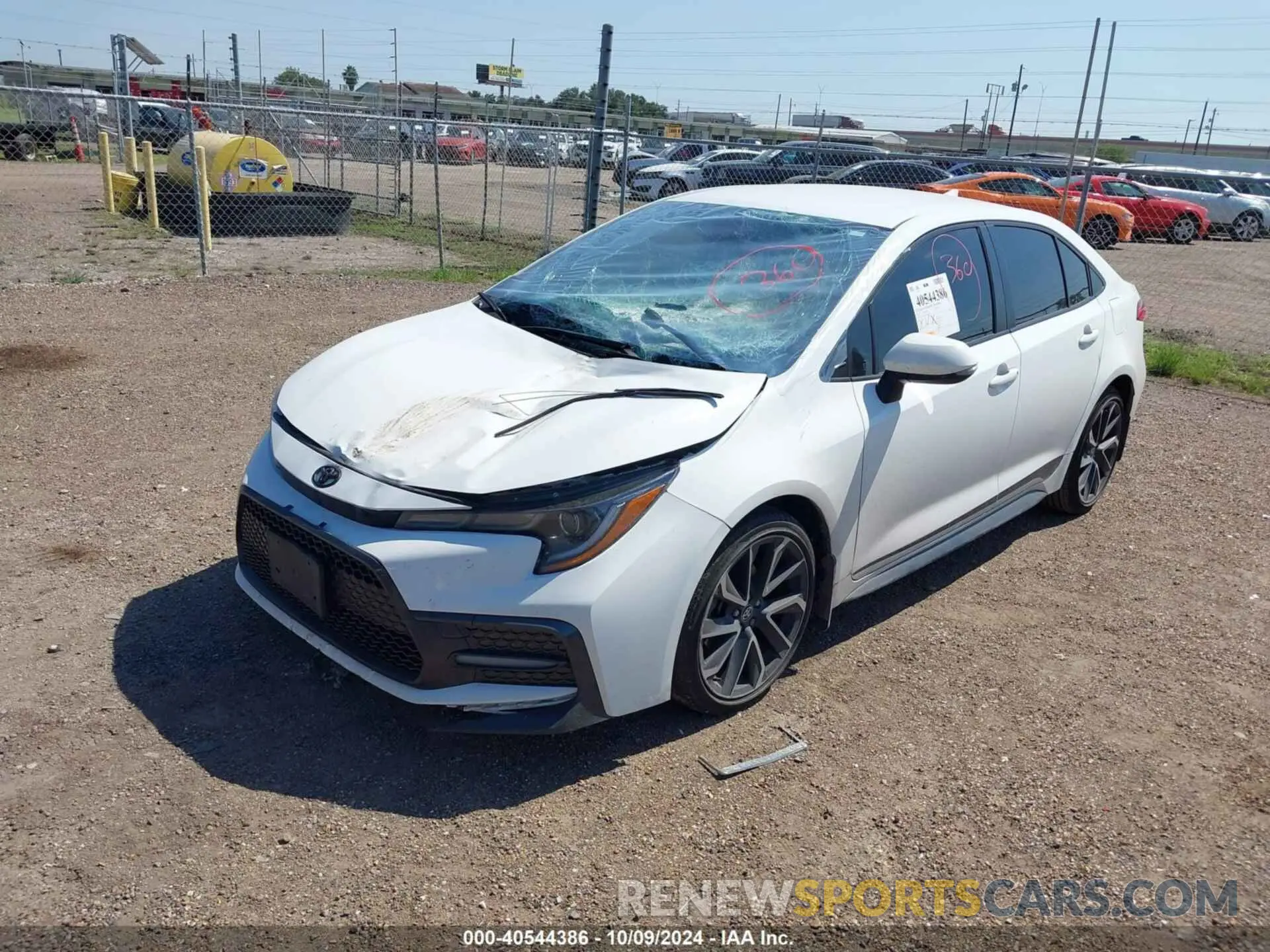 2 Photograph of a damaged car JTDS4MCE4N3502723 TOYOTA COROLLA 2022