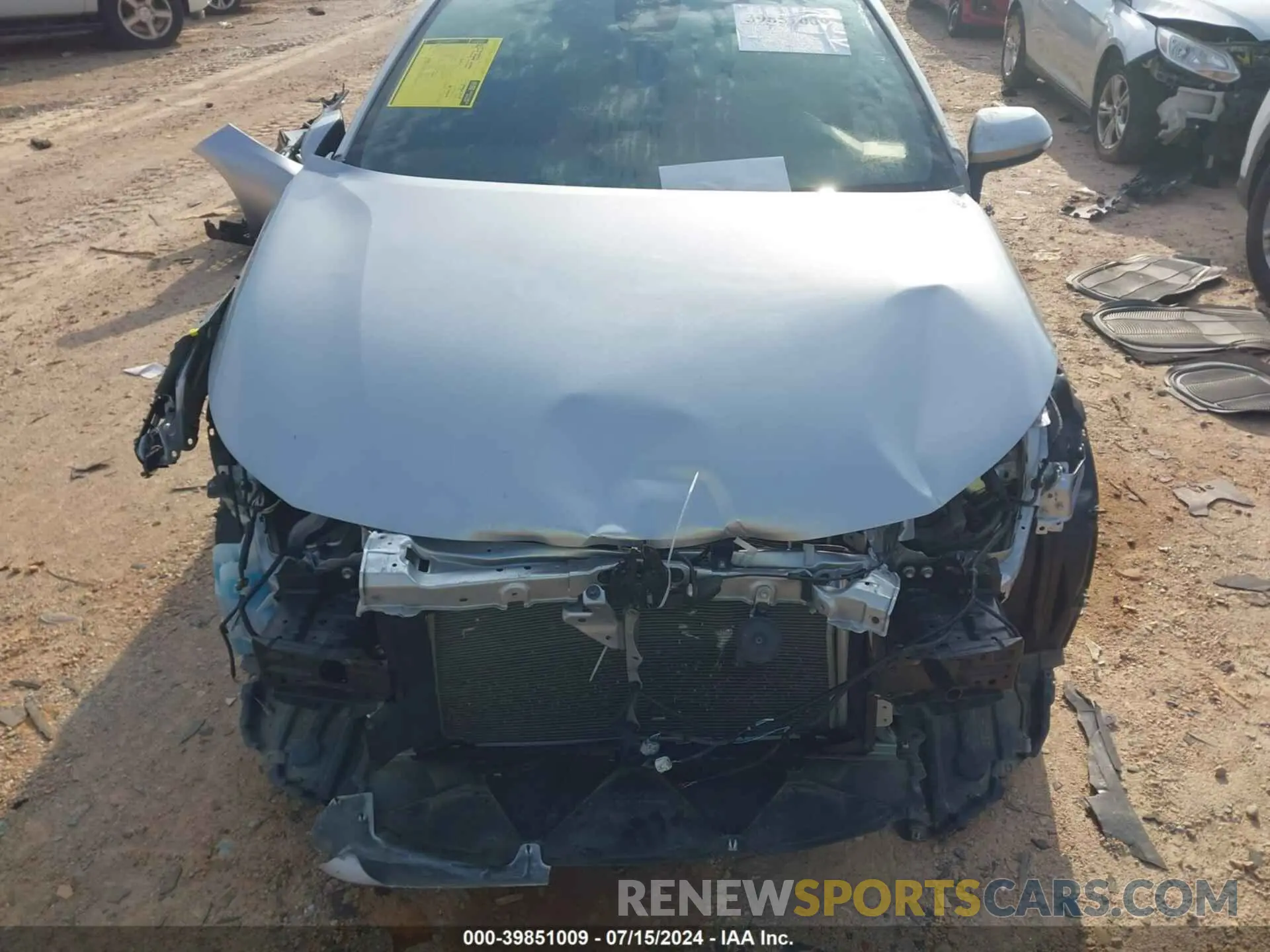 12 Photograph of a damaged car JTDS4MCE4N3504469 TOYOTA COROLLA 2022