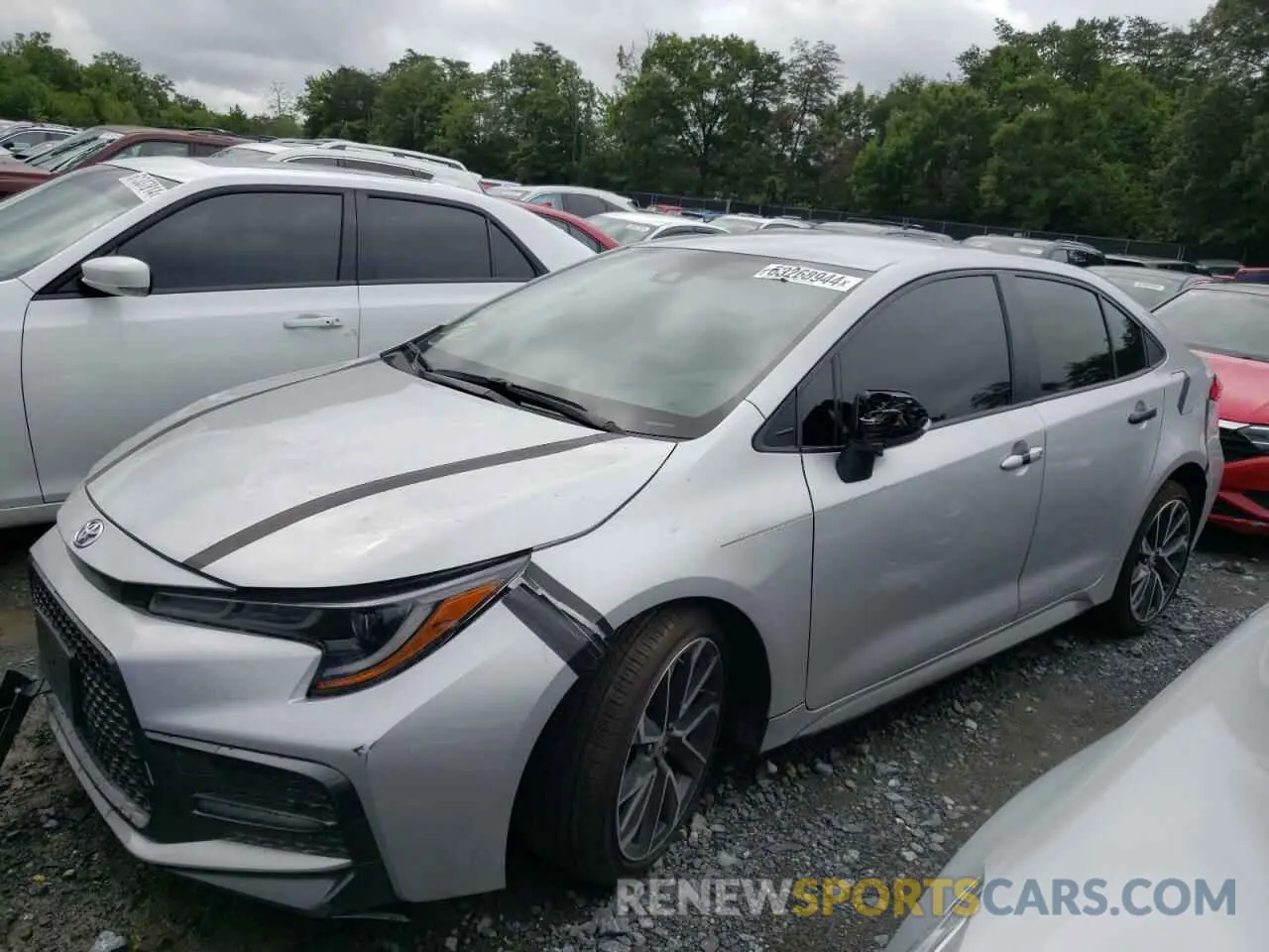 1 Photograph of a damaged car JTDS4MCE4N3511017 TOYOTA COROLLA 2022