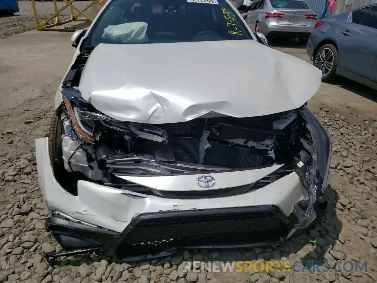 9 Photograph of a damaged car JTDS4MCE4NJ085874 TOYOTA COROLLA 2022