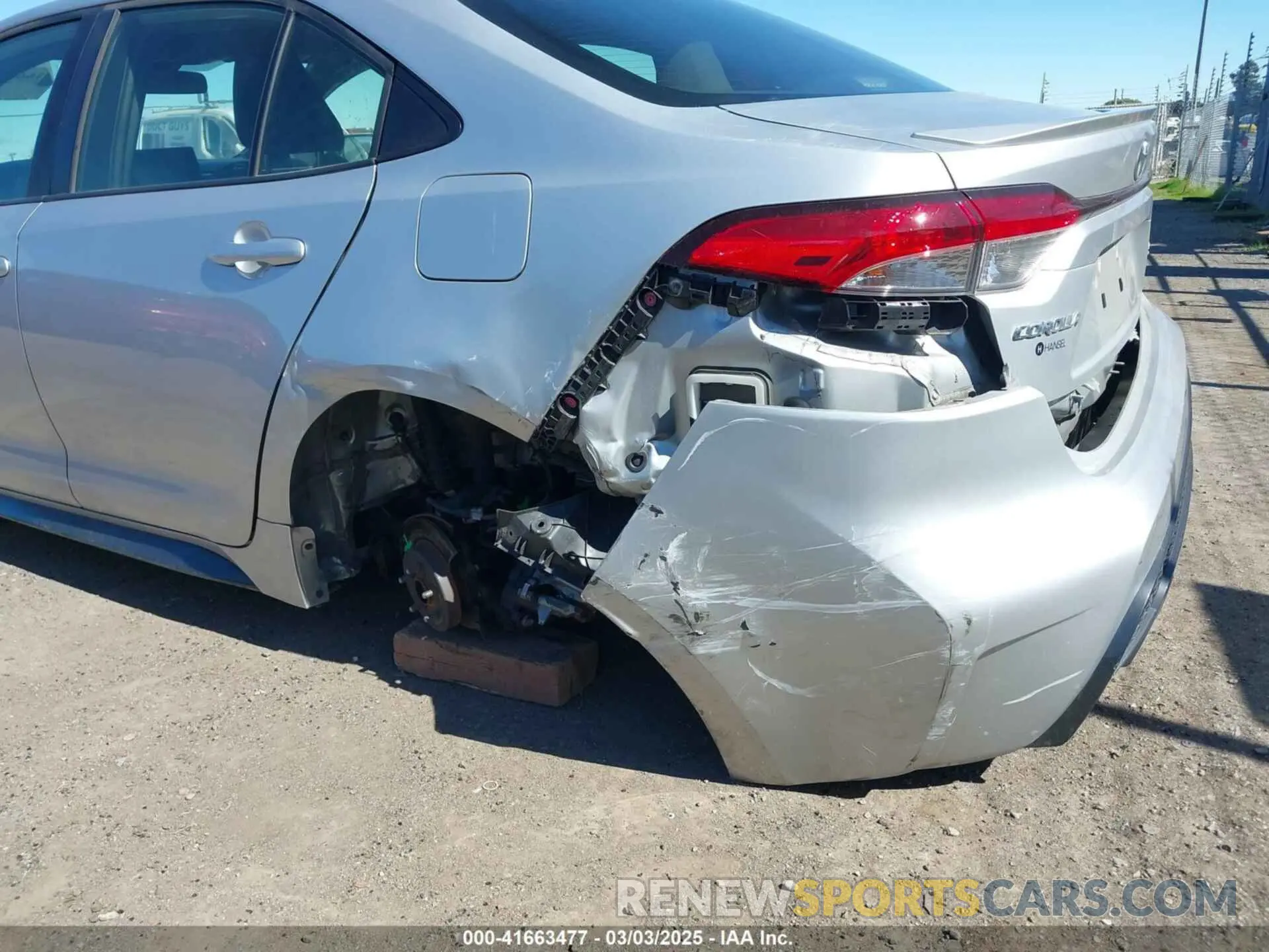 6 Photograph of a damaged car JTDS4MCE4NJ088368 TOYOTA COROLLA 2022