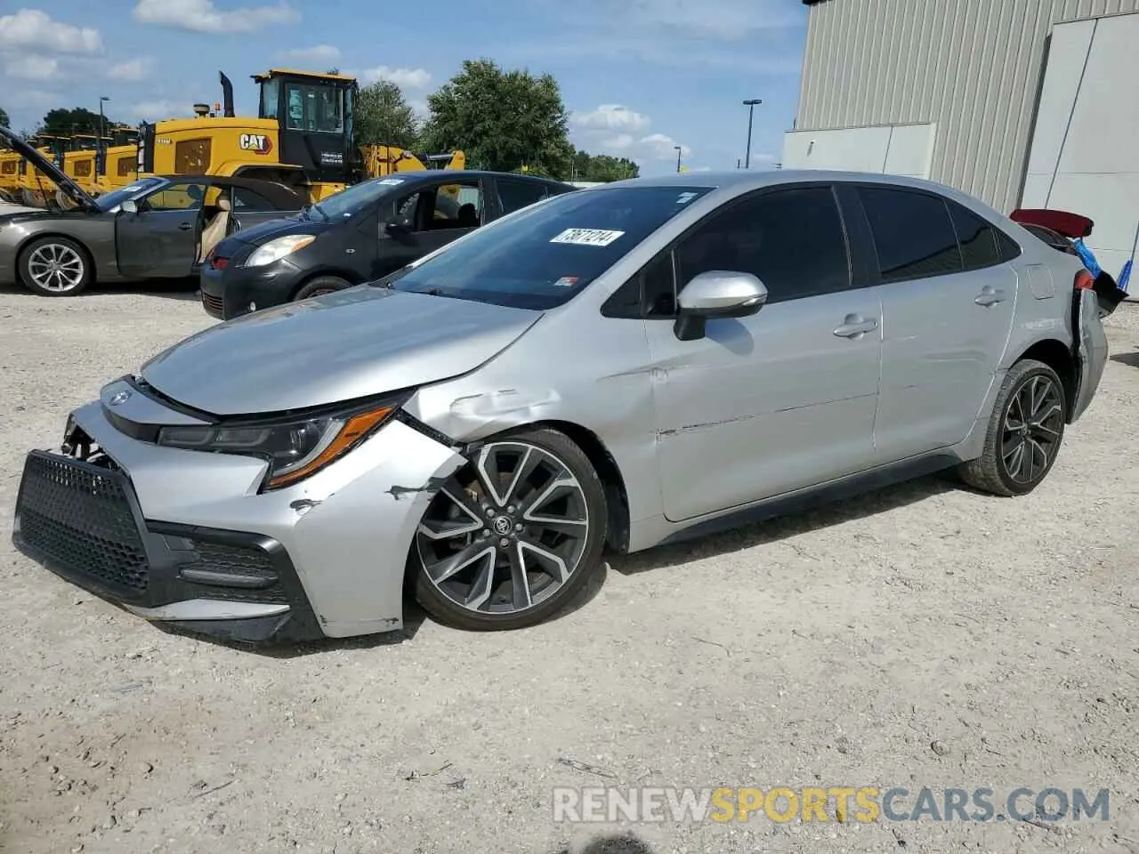 1 Photograph of a damaged car JTDS4MCE4NJ088709 TOYOTA COROLLA 2022