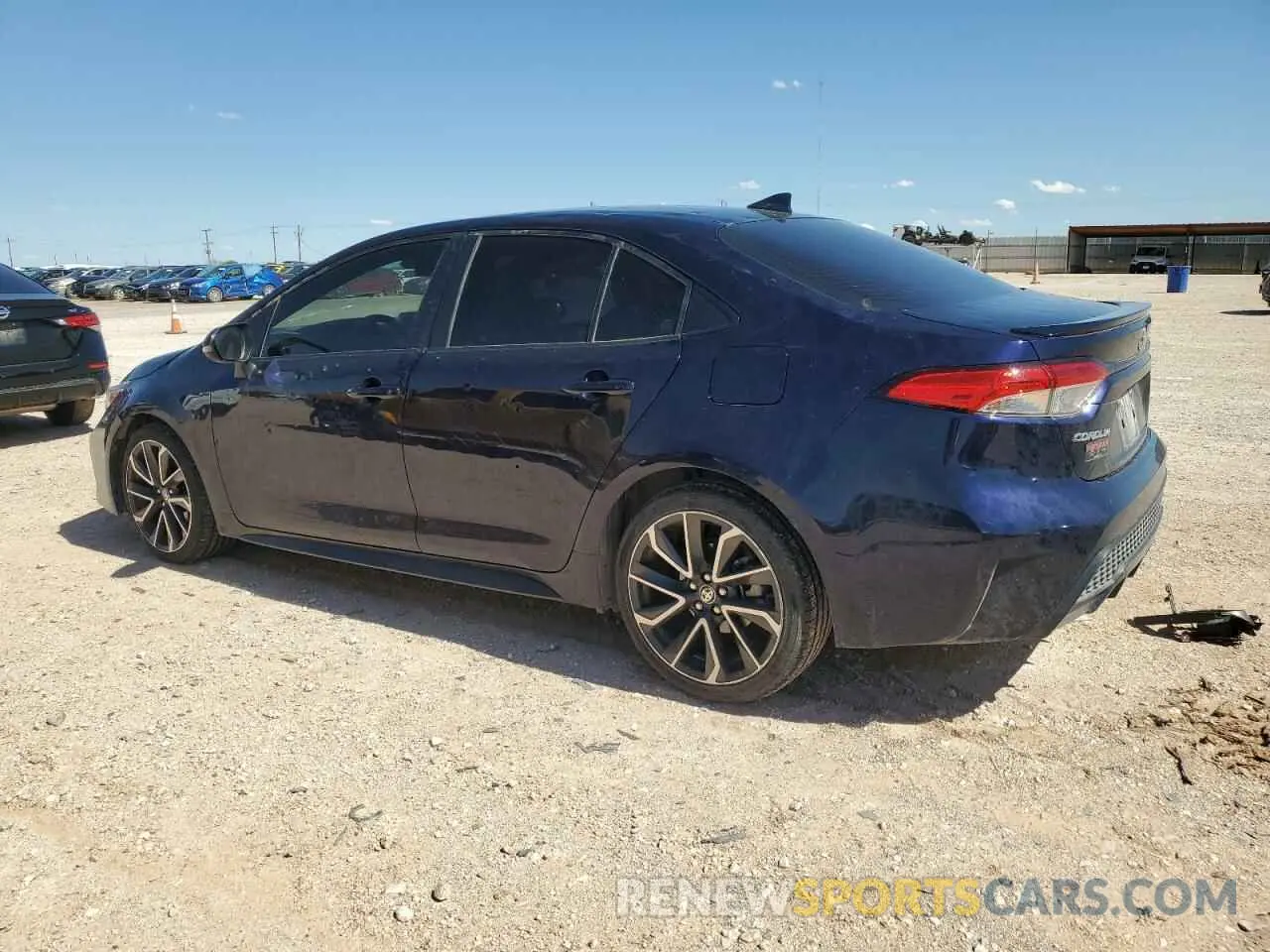 2 Photograph of a damaged car JTDS4MCE4NJ088743 TOYOTA COROLLA 2022