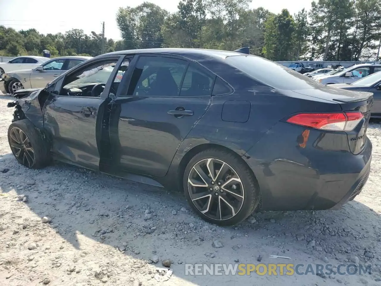 2 Photograph of a damaged car JTDS4MCE4NJ092307 TOYOTA COROLLA 2022
