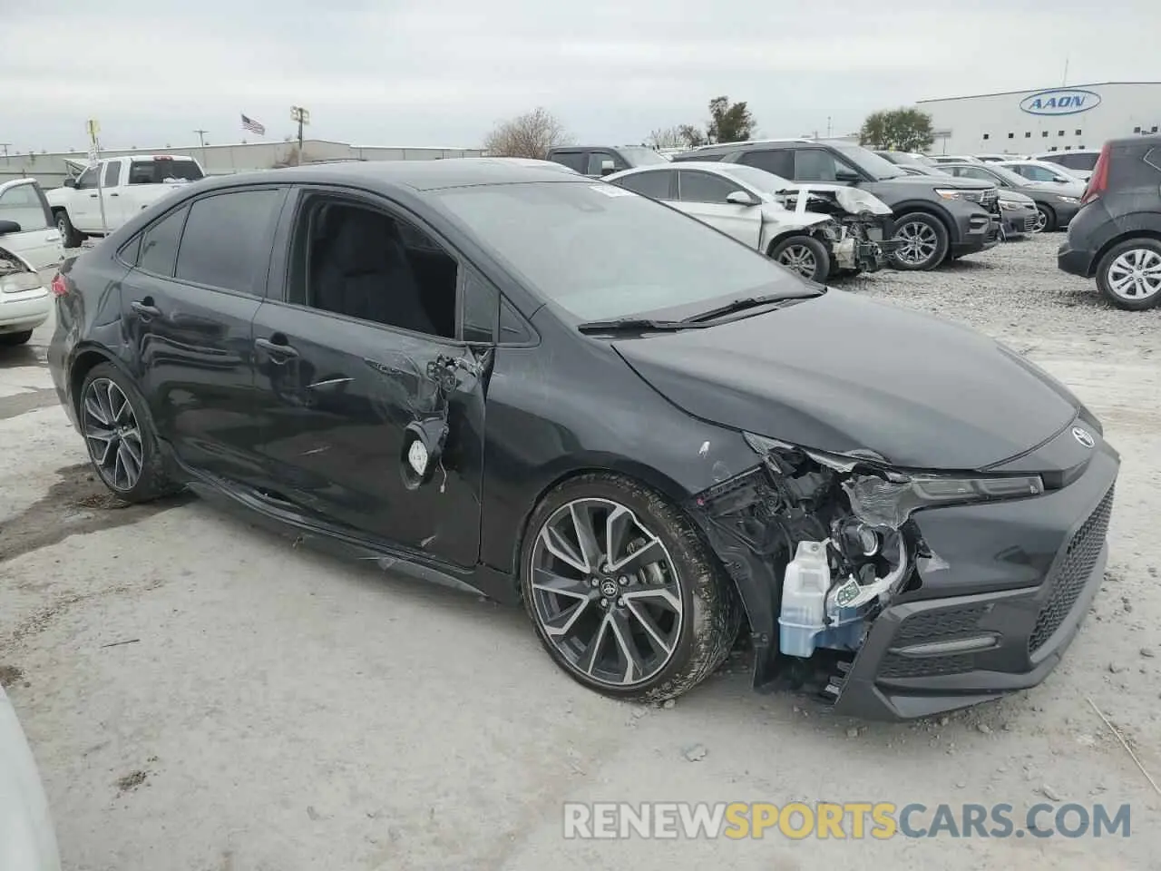 4 Photograph of a damaged car JTDS4MCE4NJ093425 TOYOTA COROLLA 2022