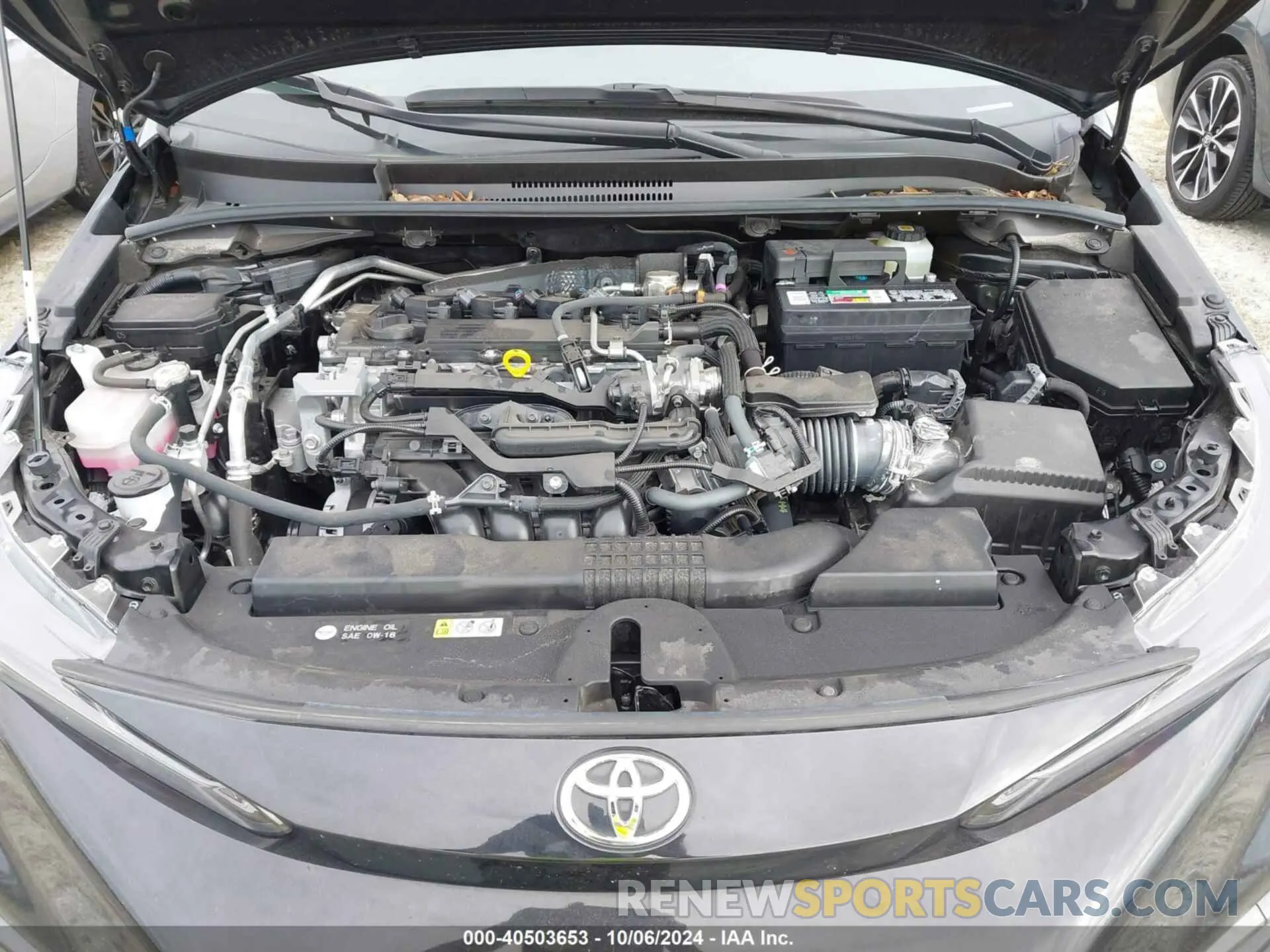 10 Photograph of a damaged car JTDS4MCE4NJ095580 TOYOTA COROLLA 2022