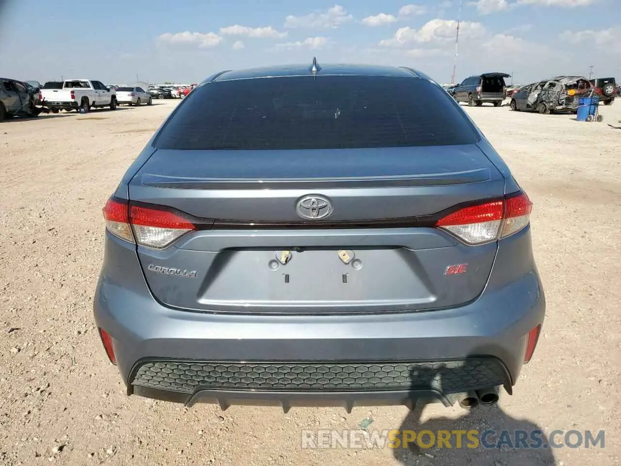 6 Photograph of a damaged car JTDS4MCE4NJ098608 TOYOTA COROLLA 2022