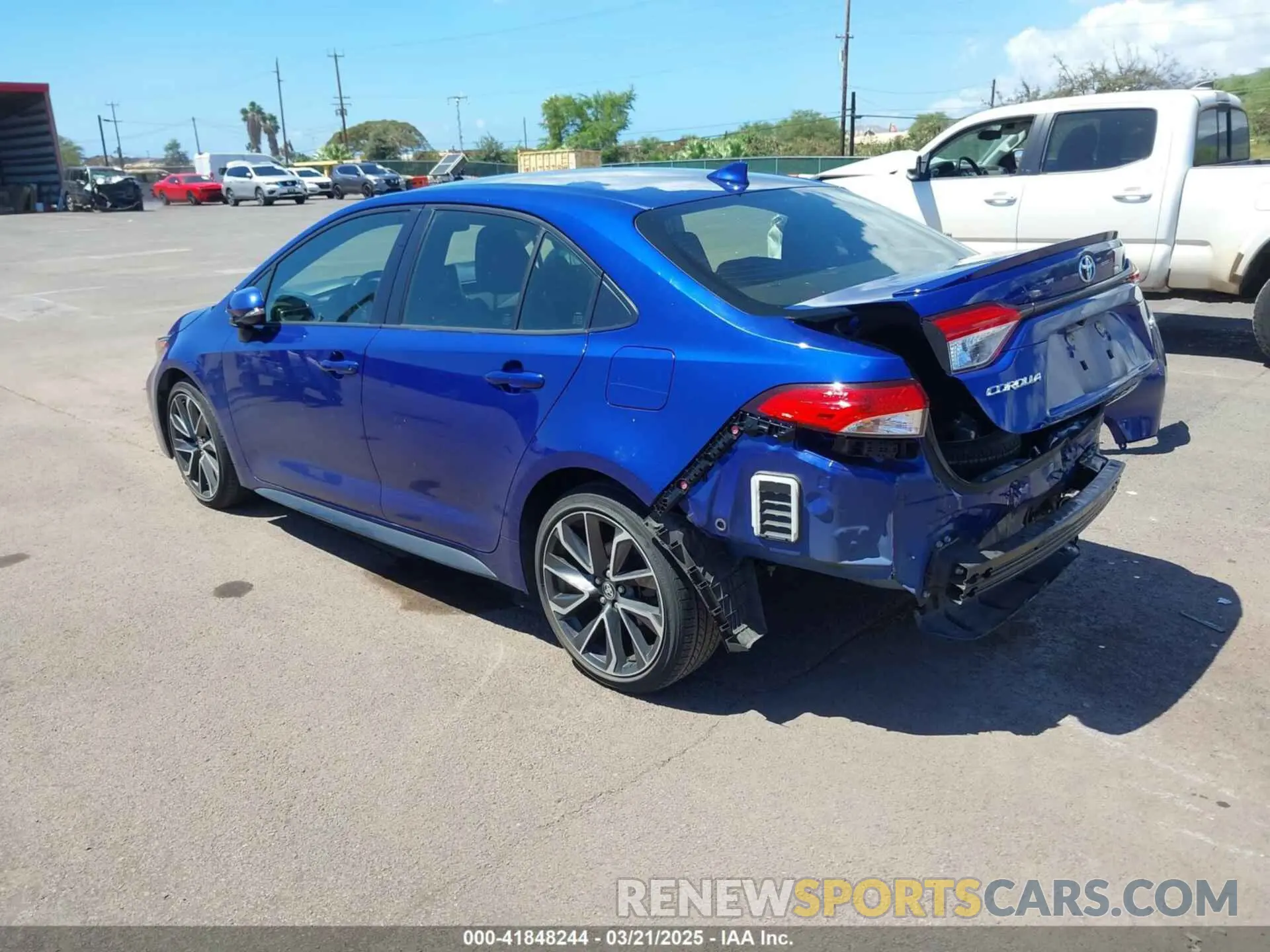 3 Photograph of a damaged car JTDS4MCE4NJ099869 TOYOTA COROLLA 2022