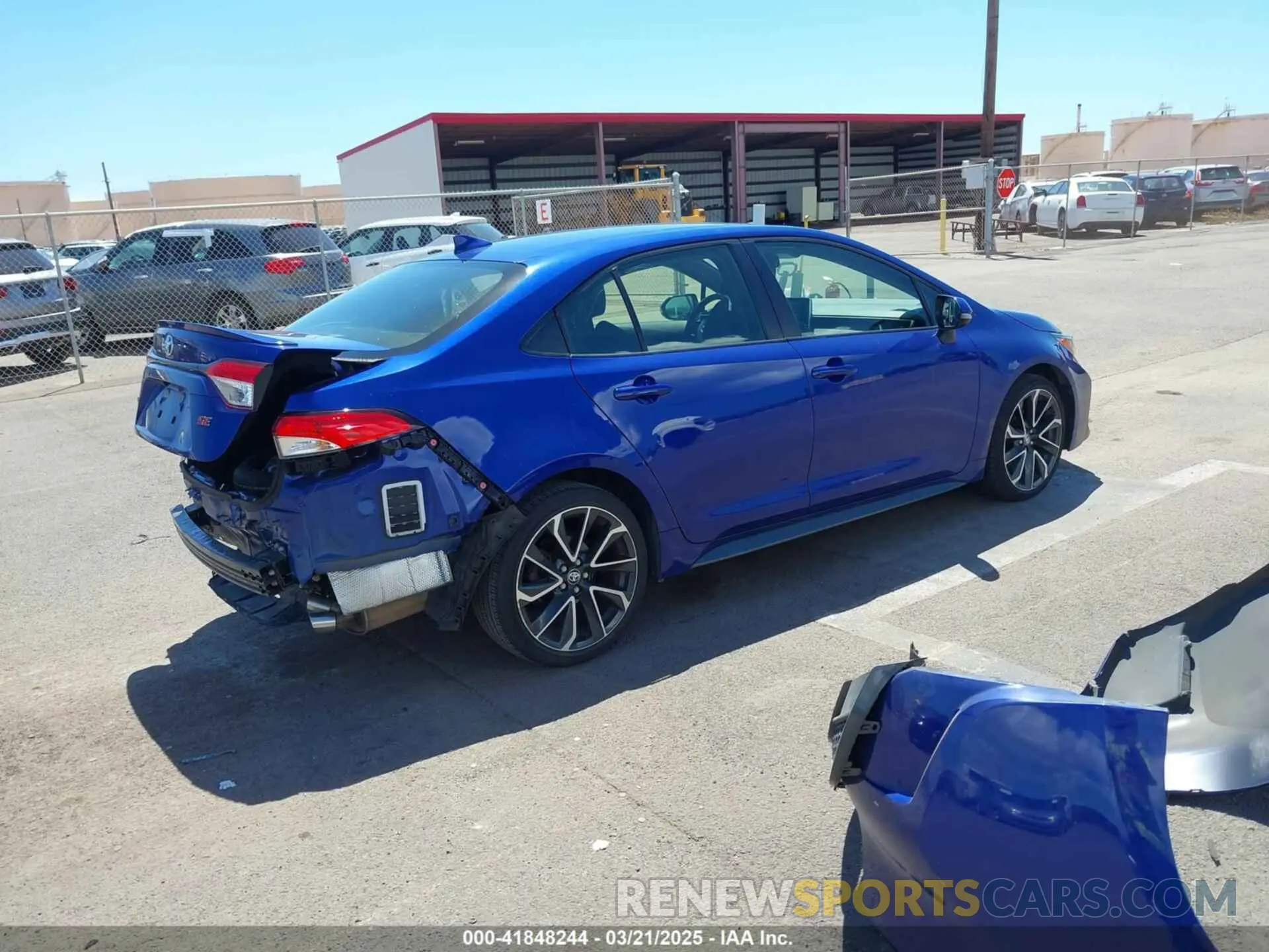 4 Photograph of a damaged car JTDS4MCE4NJ099869 TOYOTA COROLLA 2022